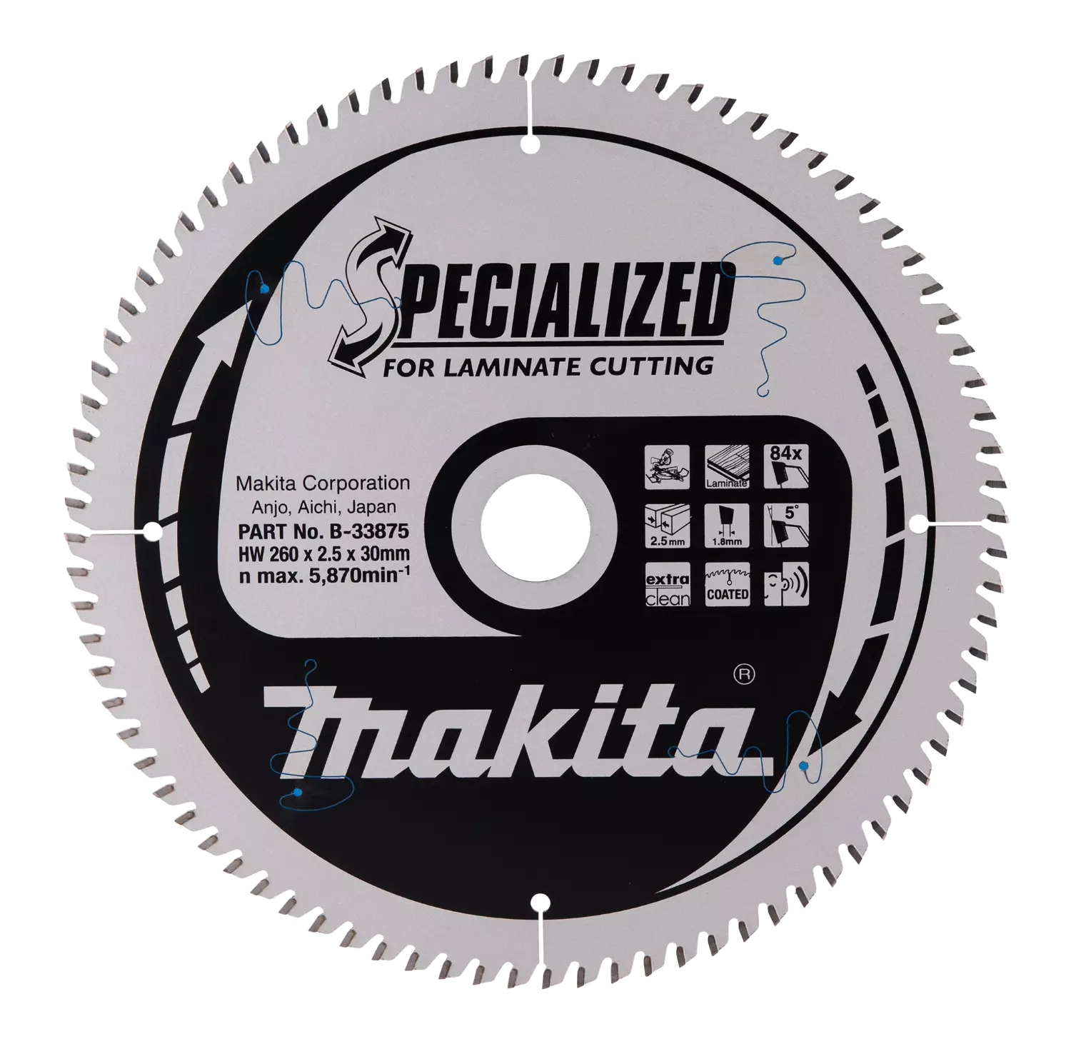 Makita B-33875 Lame de scie pour stratifiés-image