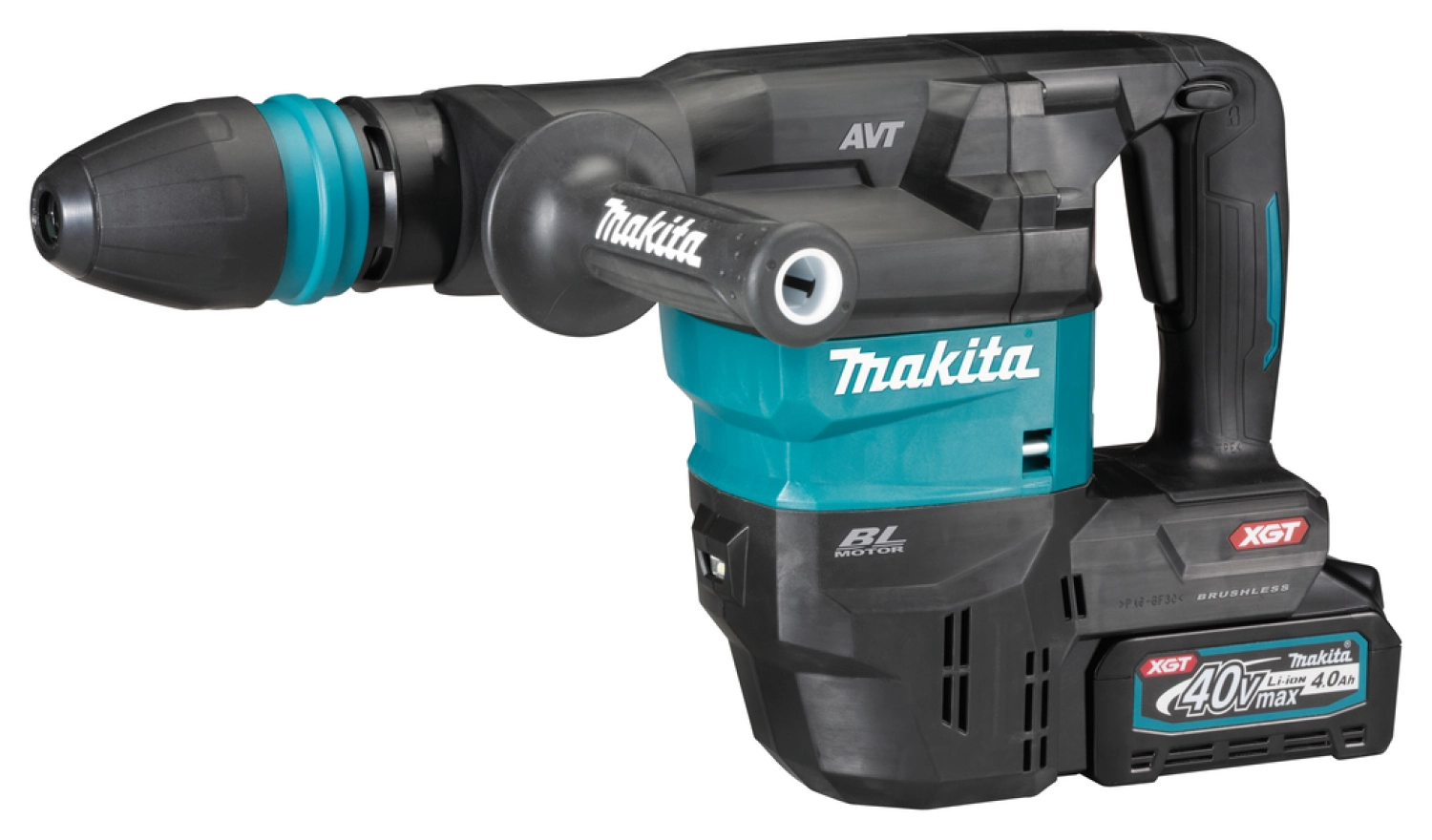 MAKITA HM001GM205 - Perforateur burineur sans-fil - - XGT 40V max Li-ionBatterie SDS -max - Kit complet 2x 4,0 Ah dans coffret - 9,4j - Brushless-image