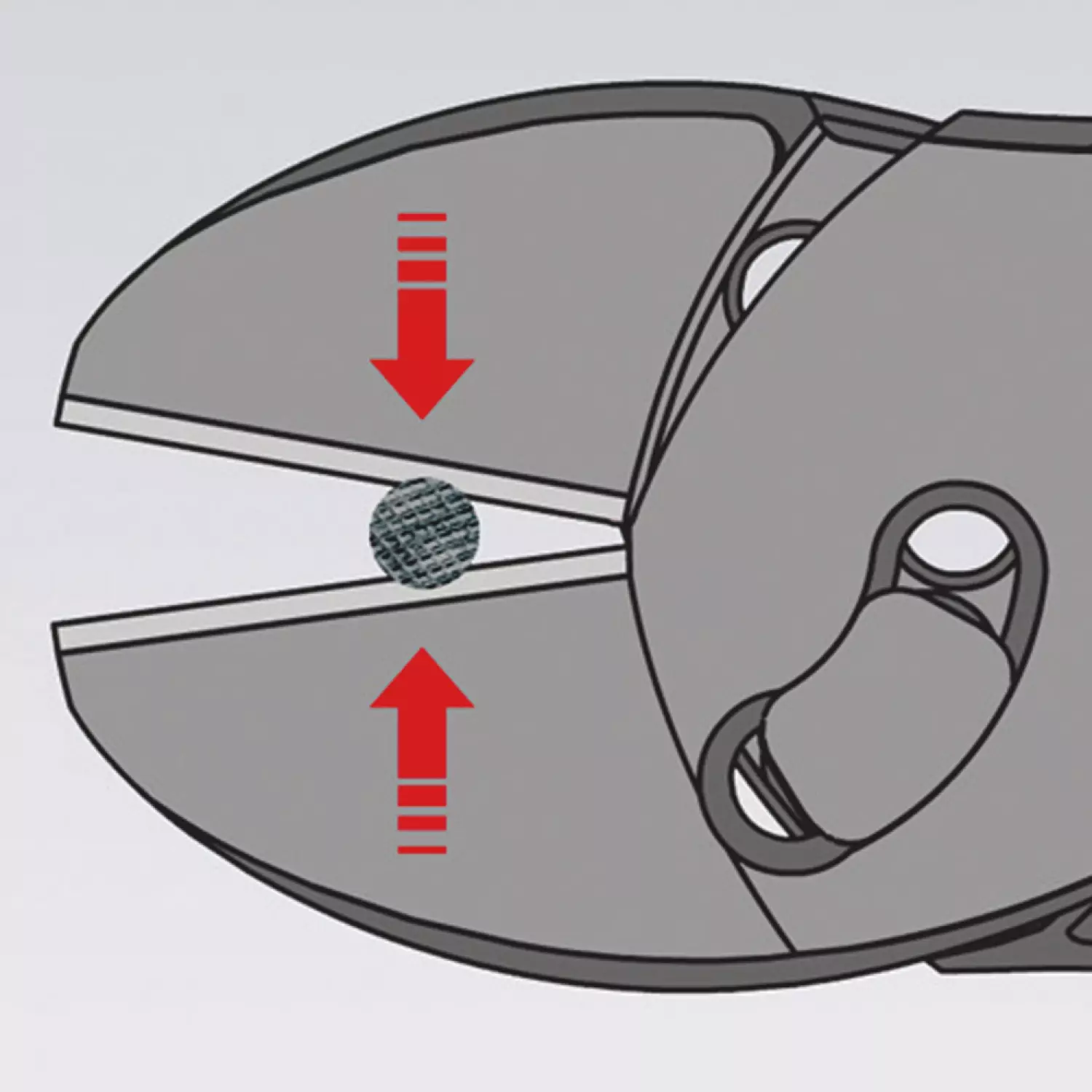 Knipex 7372180 TwinForce Kracht Zijsnijtang - 180mm-image