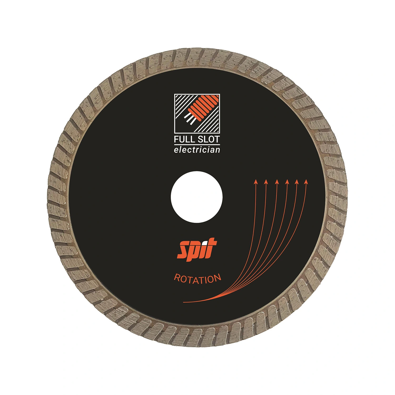 Spit 610218 FULL SLOT Lame diamantée pour briques silico-calcaires et béton cellulaire - 125 x 22,2 mm - (6 pièces)