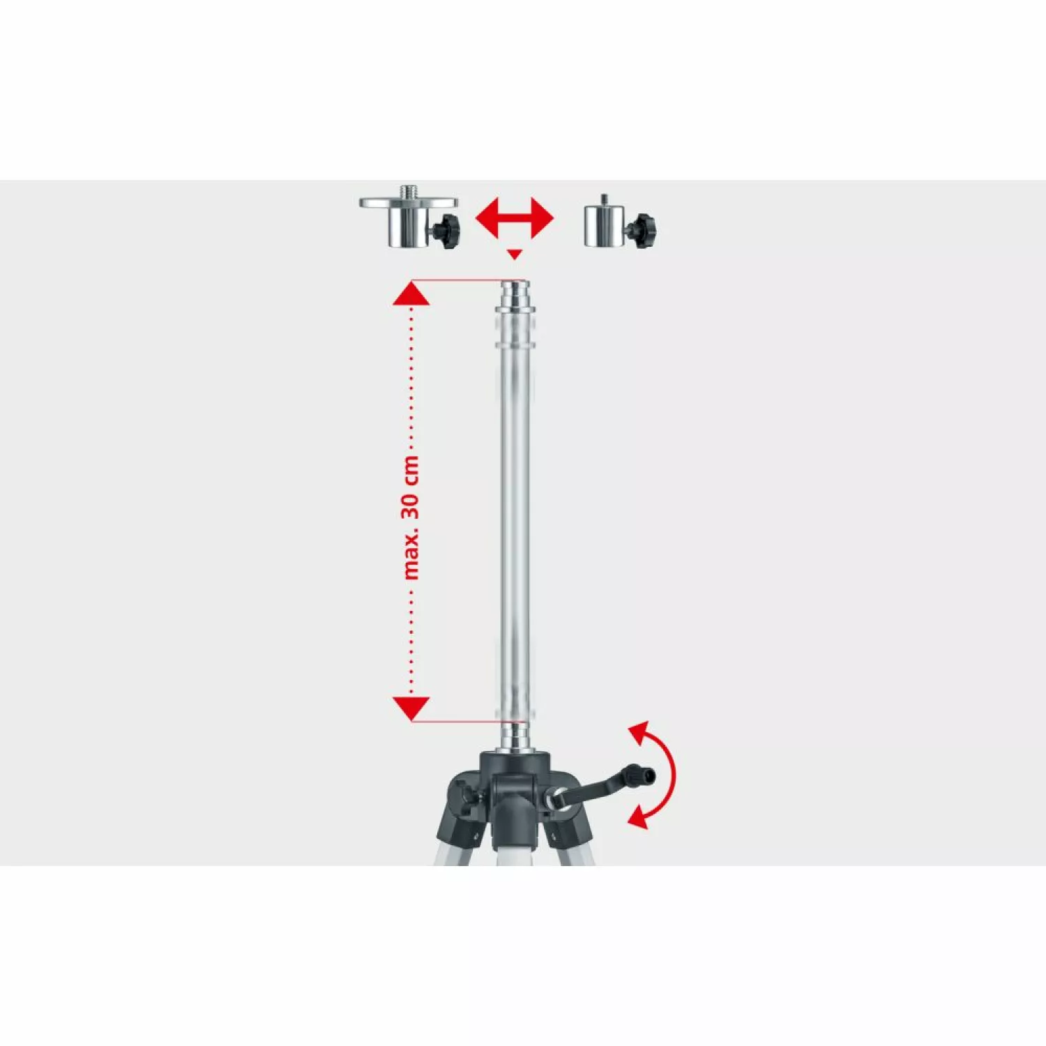 Laserliner VarioStand L Laserstatief - Aluminium - 1220mm-image