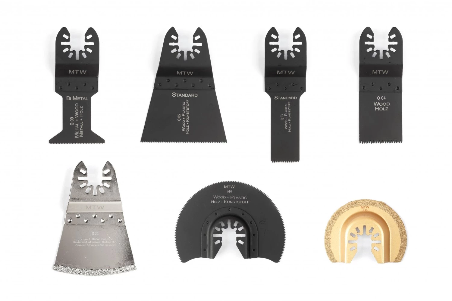 Makita DTM51Z 18V Li-Ion Accu multitool body incl. 7-delige multitool zaagbladen set-image