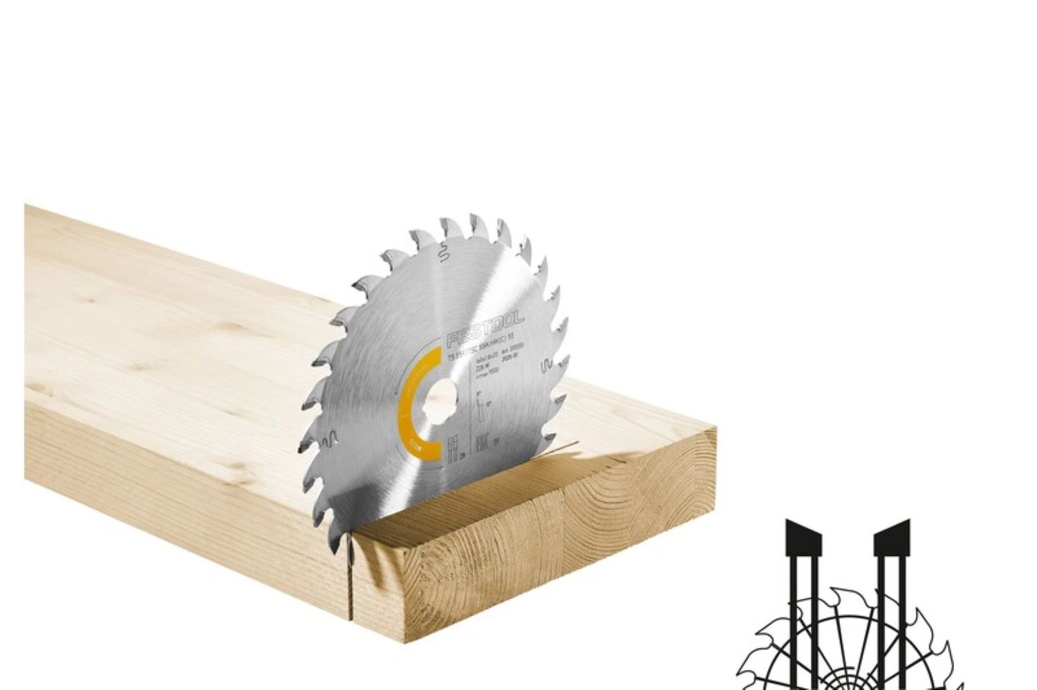 Festool 205765 Cirkelzaagblad - HW 168x1,8x20 - 42T - Hout-image