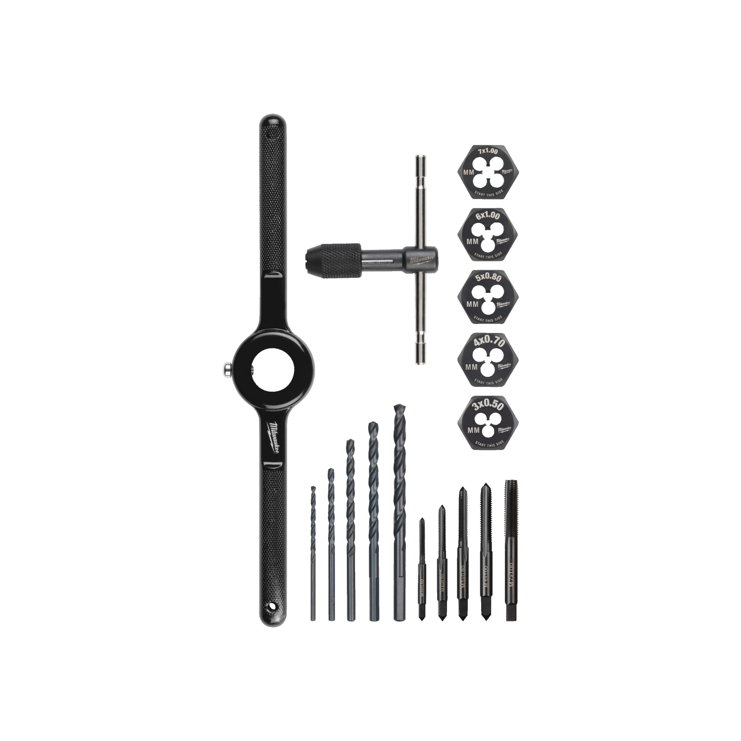 Milwaukee 4932498720 Jeu de 17 tarauds et fraises-image