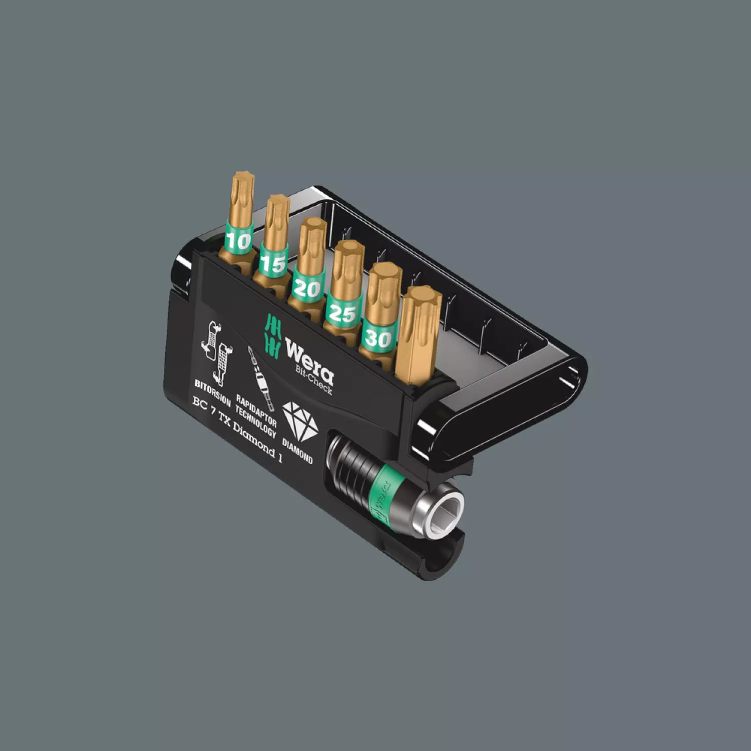 Wera 5057415001 7-delige Bit-Check 7 Diamond Bitset - Torx-image