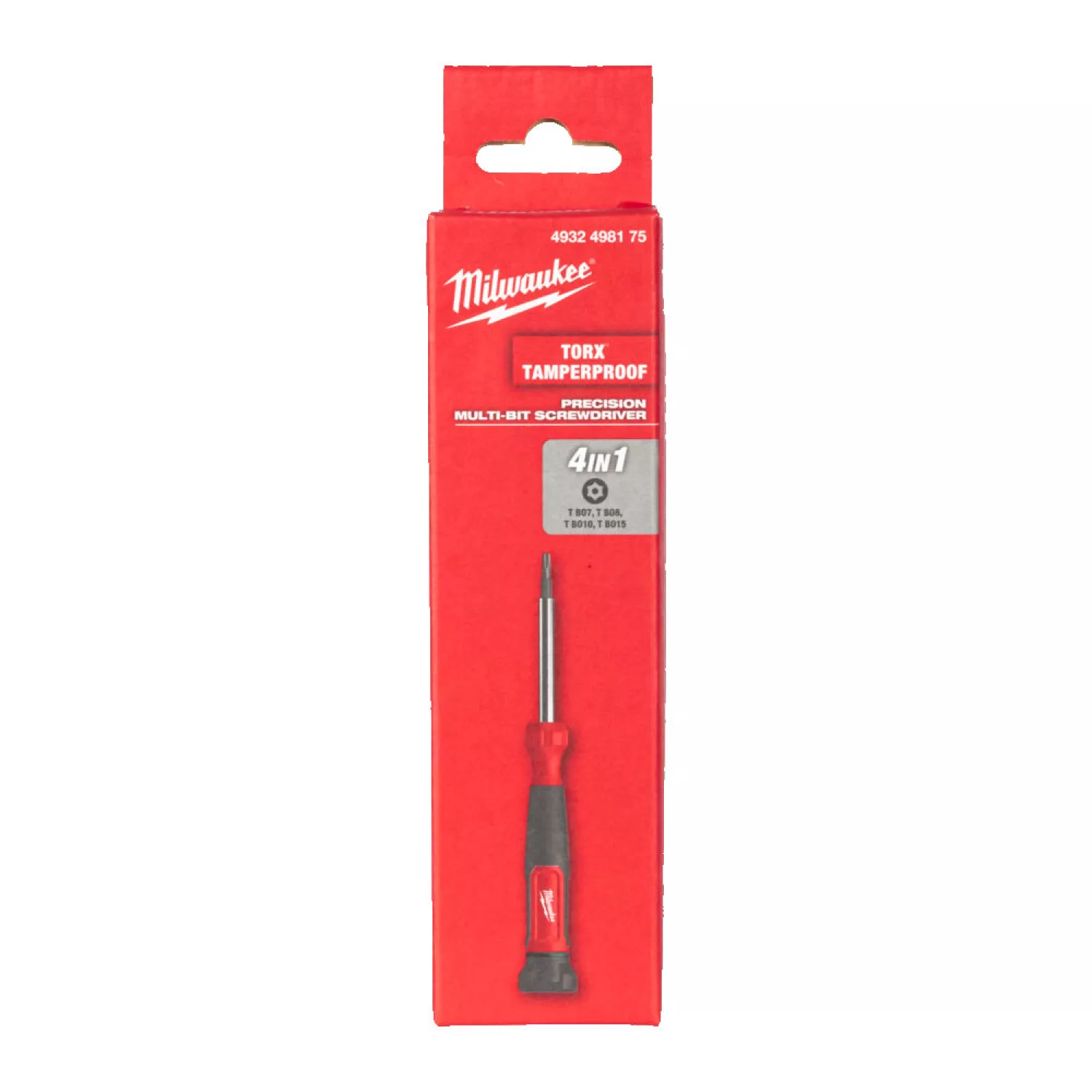 Milwaukee 4932498175 Precisie schroevendraaier - 4 in 1 multi-bit - TX-image