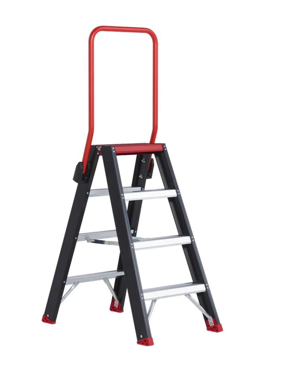 Altrex Taurus TDO 4 Dubbele trap - Aluminium met coating - 2 x 4 treden - max. werkhoogte 2,95m-image