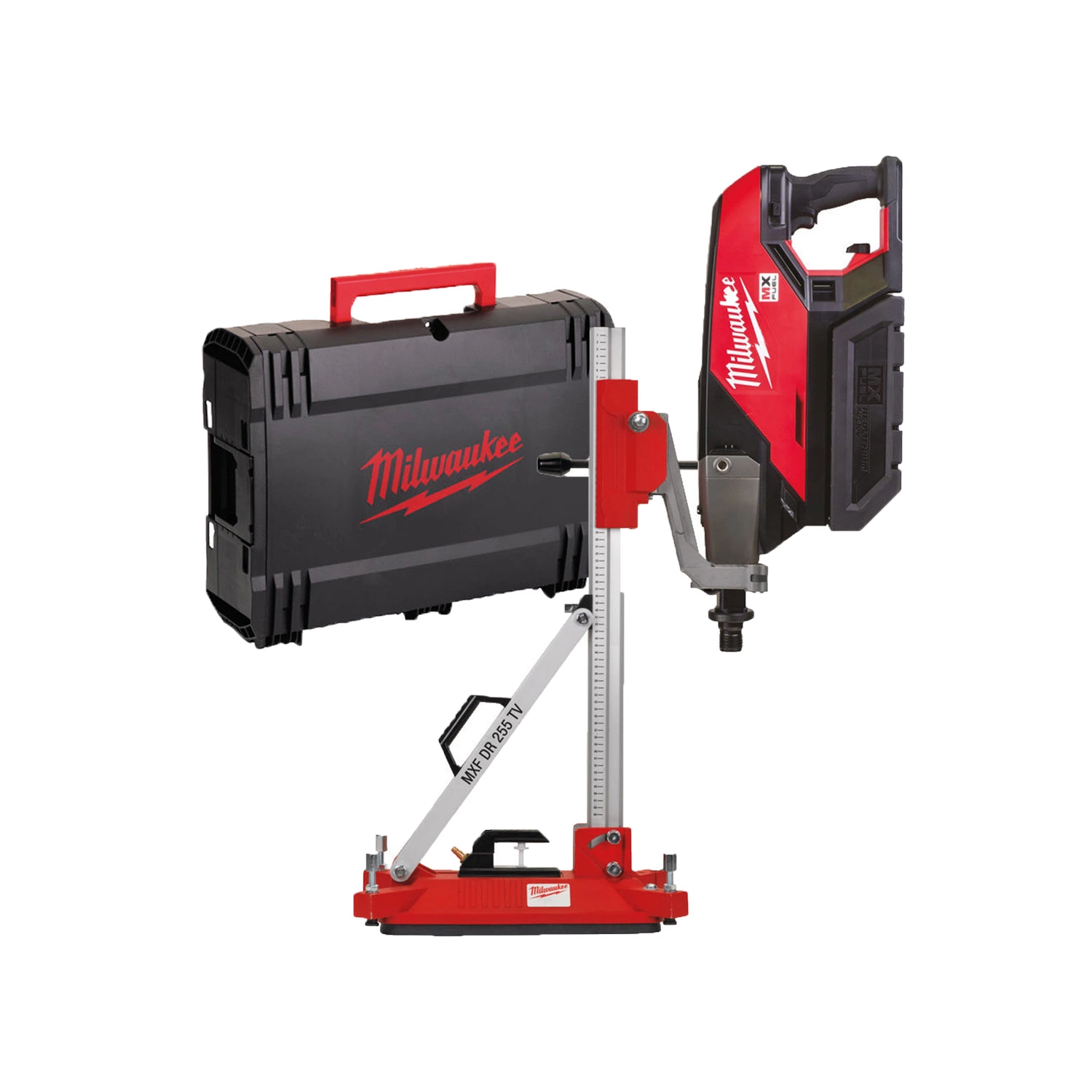 Milwaukee MXF-DCD150-302CKIT MX Fuel Diamantboormachine set (1x 6,0Ah) incl. statief in koffer - 152x60mm-image