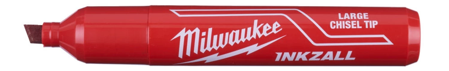 Milwaukee 4932471556 INKZALL™ Marker - Beitel L - Rood - 6.2mm-image