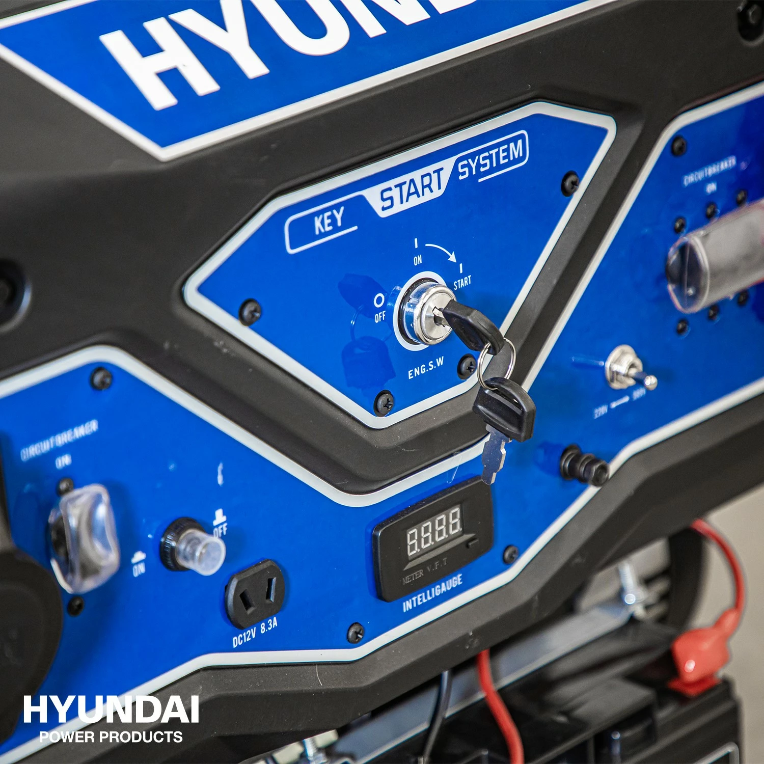 Hyundai LS6875EB Benzine generator met elektrische start - OHV Motor - 5000W - 3 Fase Full Power-image