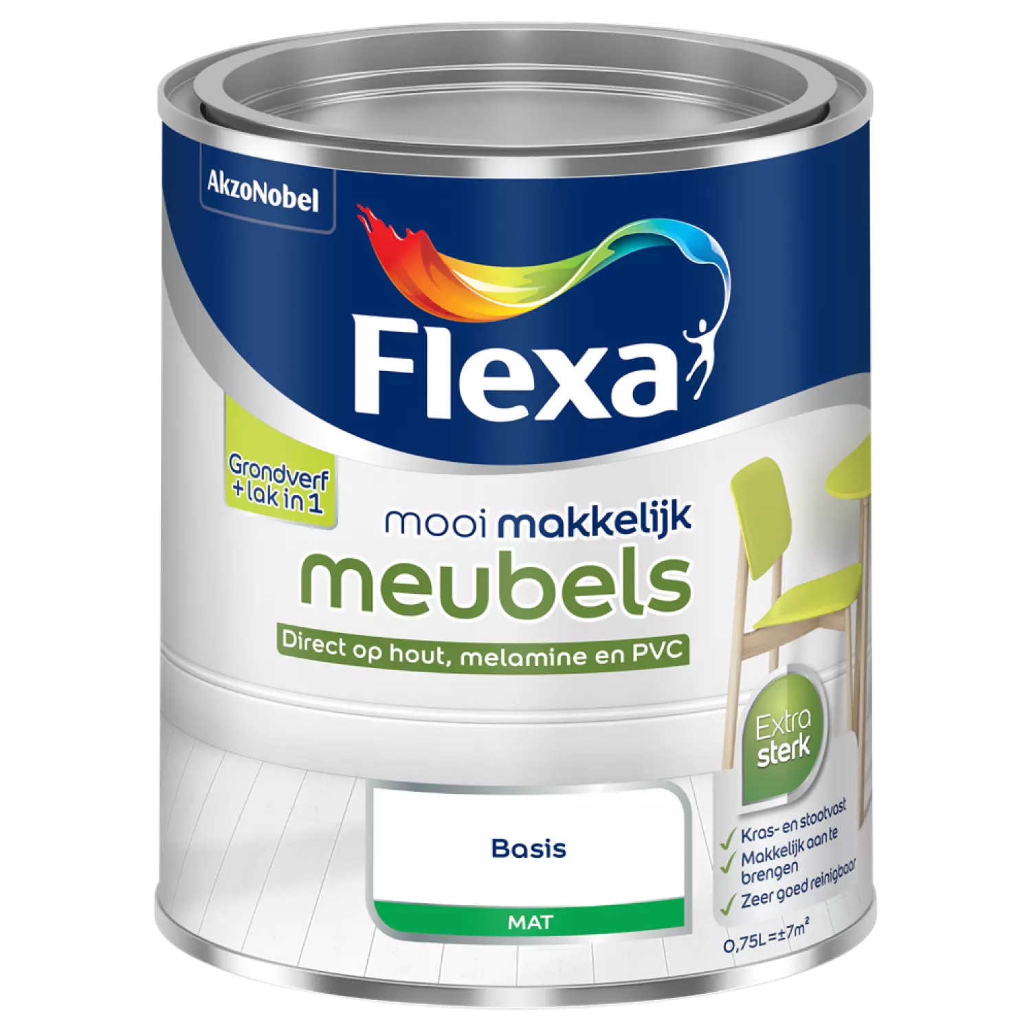 Flexa Mooi Makkelijk Meubels Mat - op kleur gemengd - 0,75L-image