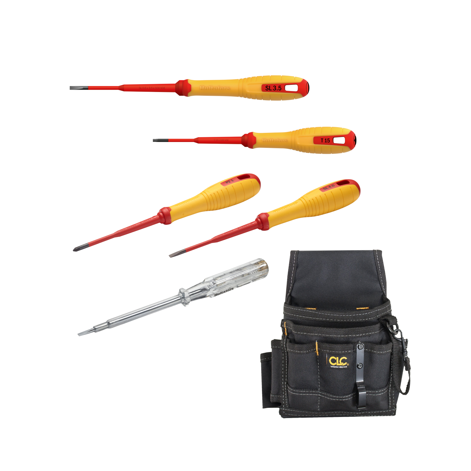 CLC Work Gear CL1001503 Onderhouds- en elektriciens gereedschapshouder Small Gevuld-image