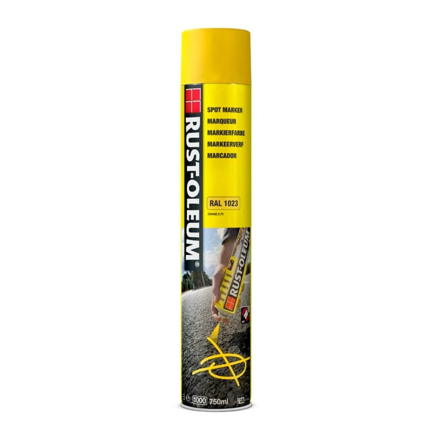 Rust-Oleum Markeerspray Geel Ral 1023 0,75L-image