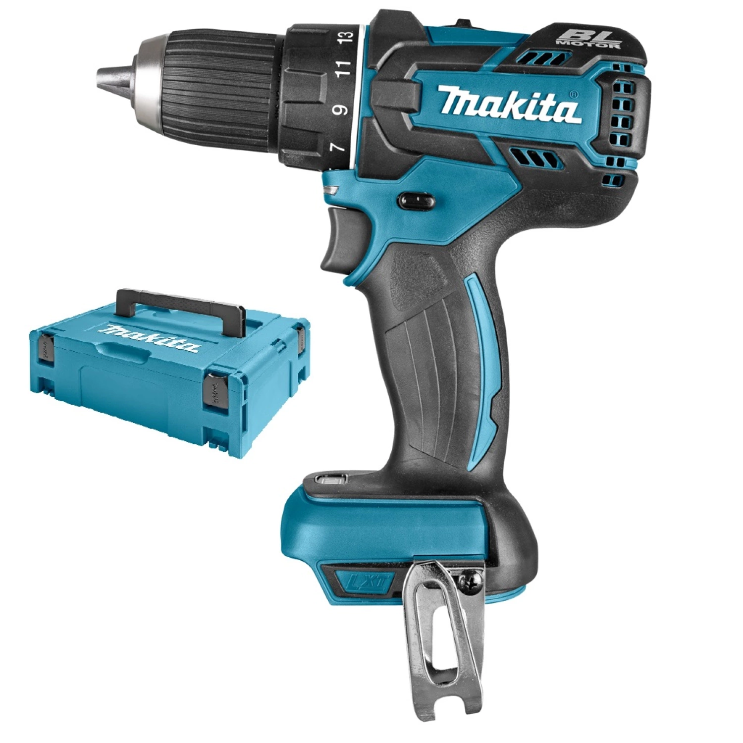 Perceuse visseuse sans-fil Makita DDF470ZJ - 14,4V Li-ion - MAKPAC - Brushless - Machine seule-image