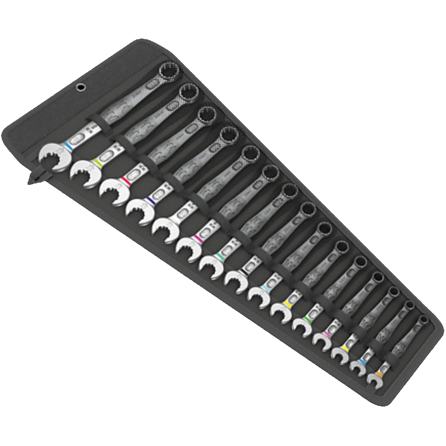 Wera 05020302001 15-delige 6003 Joker 15 set 1 Ringsteeksleutelset in etui - 5.5-19mm-image