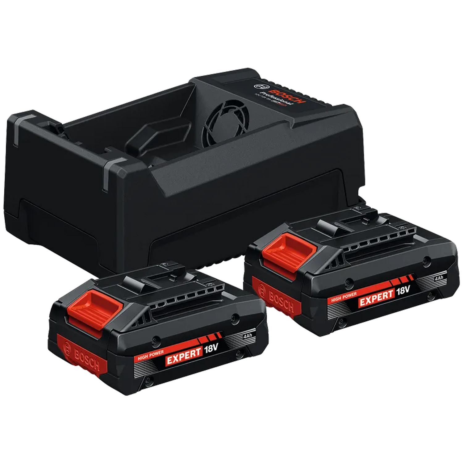 Bosch EXBA18V-40 accu Starterset (2x 4.0Ah) + lader-image