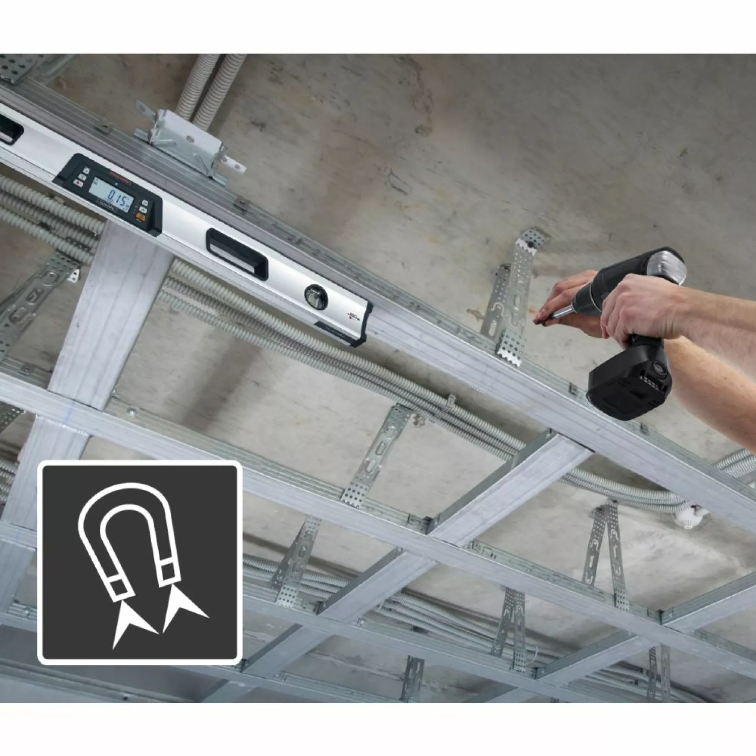 Laserliner DigiLevel Pro 80 Digitale waterpas - magnetisch - Bluetooth - 800mm-image