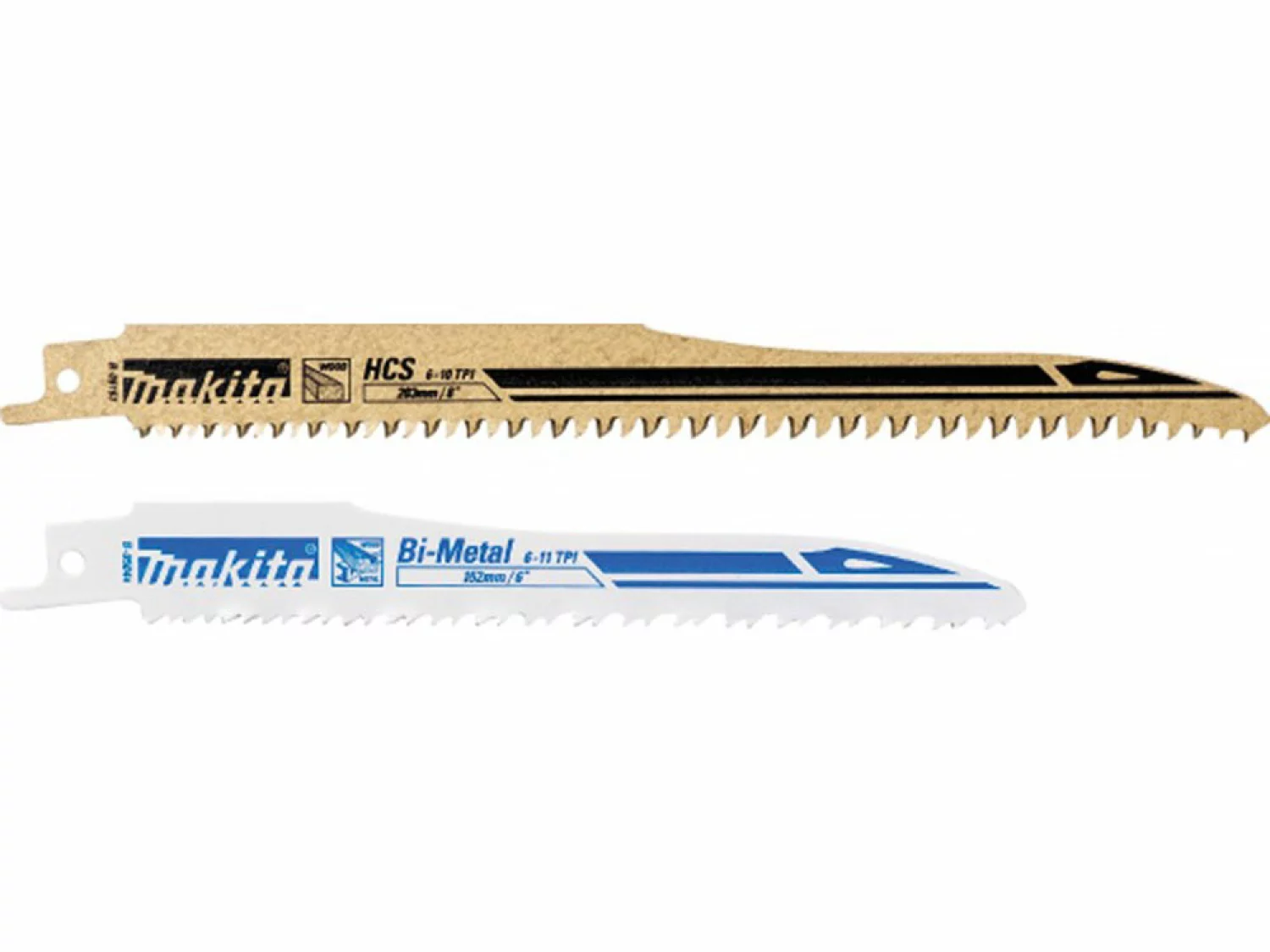 Makita P-71663 Ensemble de Lame de scie sabre de 10 pièces (B-05044 et B-05153)-image