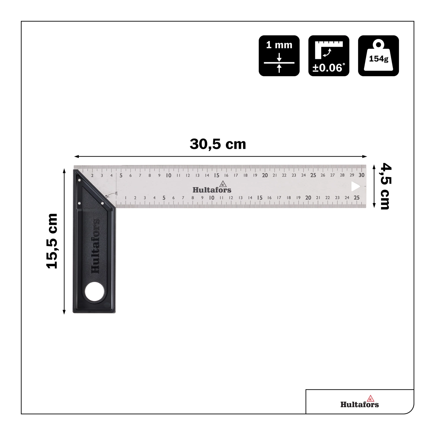 Hultafors S30L Crochet de magasin léger - 300mm-image