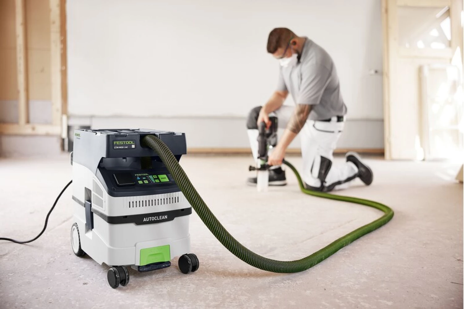 Festool CTL MIDI I AC Stofzuiger autoclean - 1200W - Klasse L - 15L-image