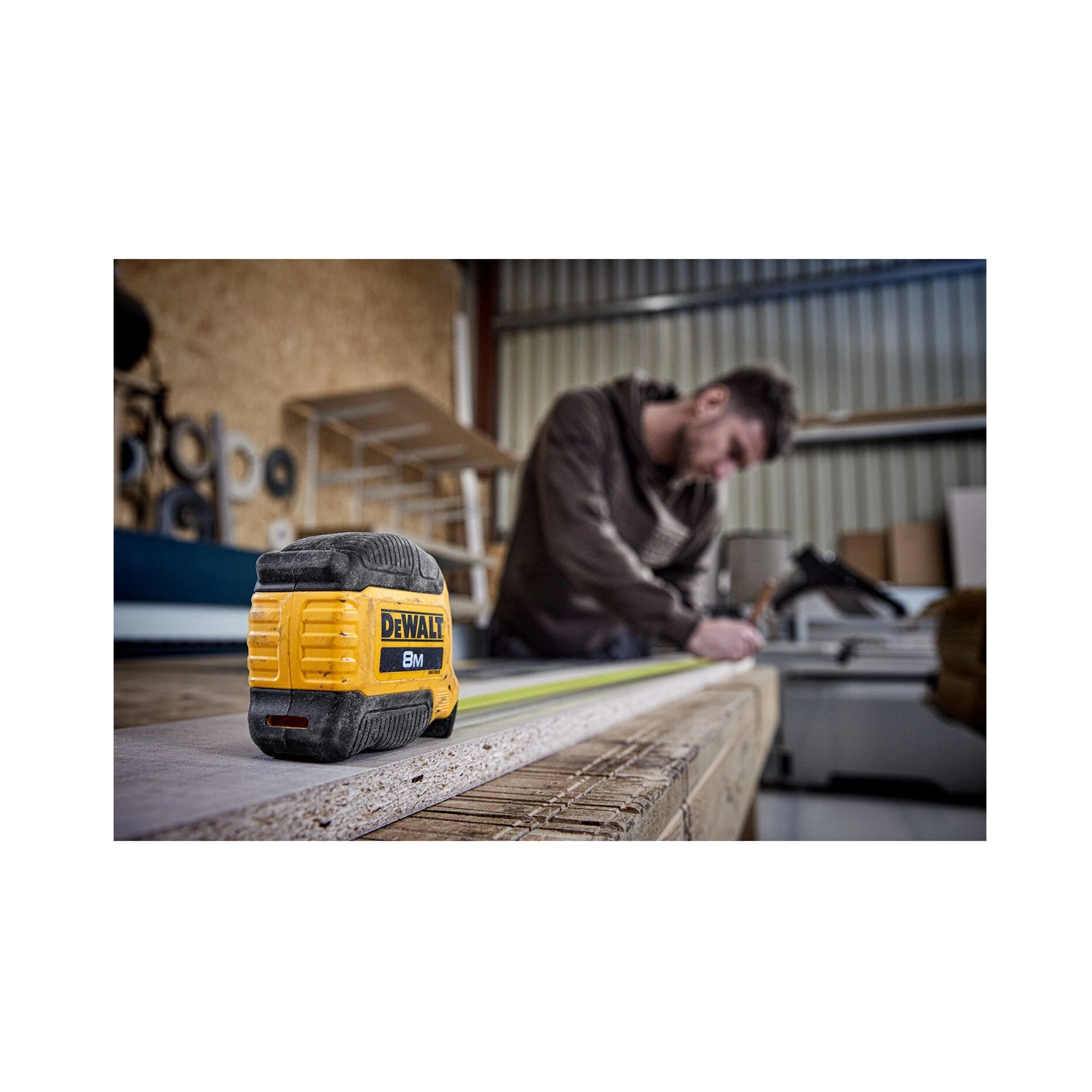 DeWALT DWHT38128-0 COMPACT Rolmaat - 8m x 28mm-image