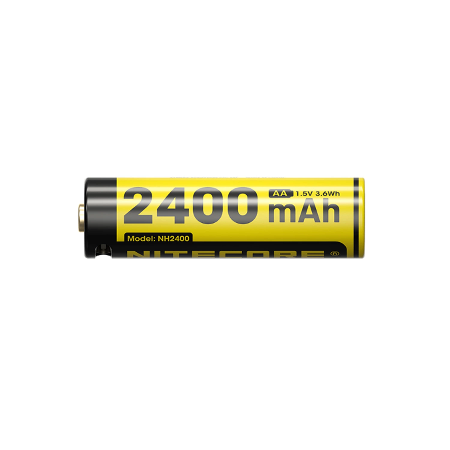 Nitecore NH2400 Batterie rechargeable AA Li-Ion 2400 mAh avec port USB-C - 4 pièces-image