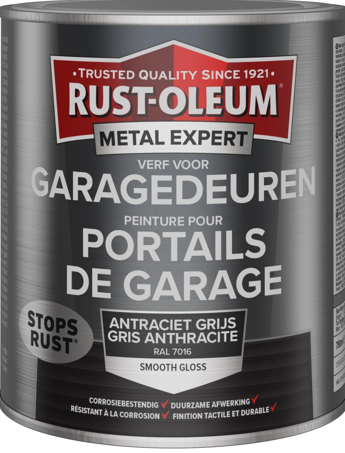 Rust-Oleum Verf voor Garagedeuren - RAL 9010 zuiverwit - 0,75L-image