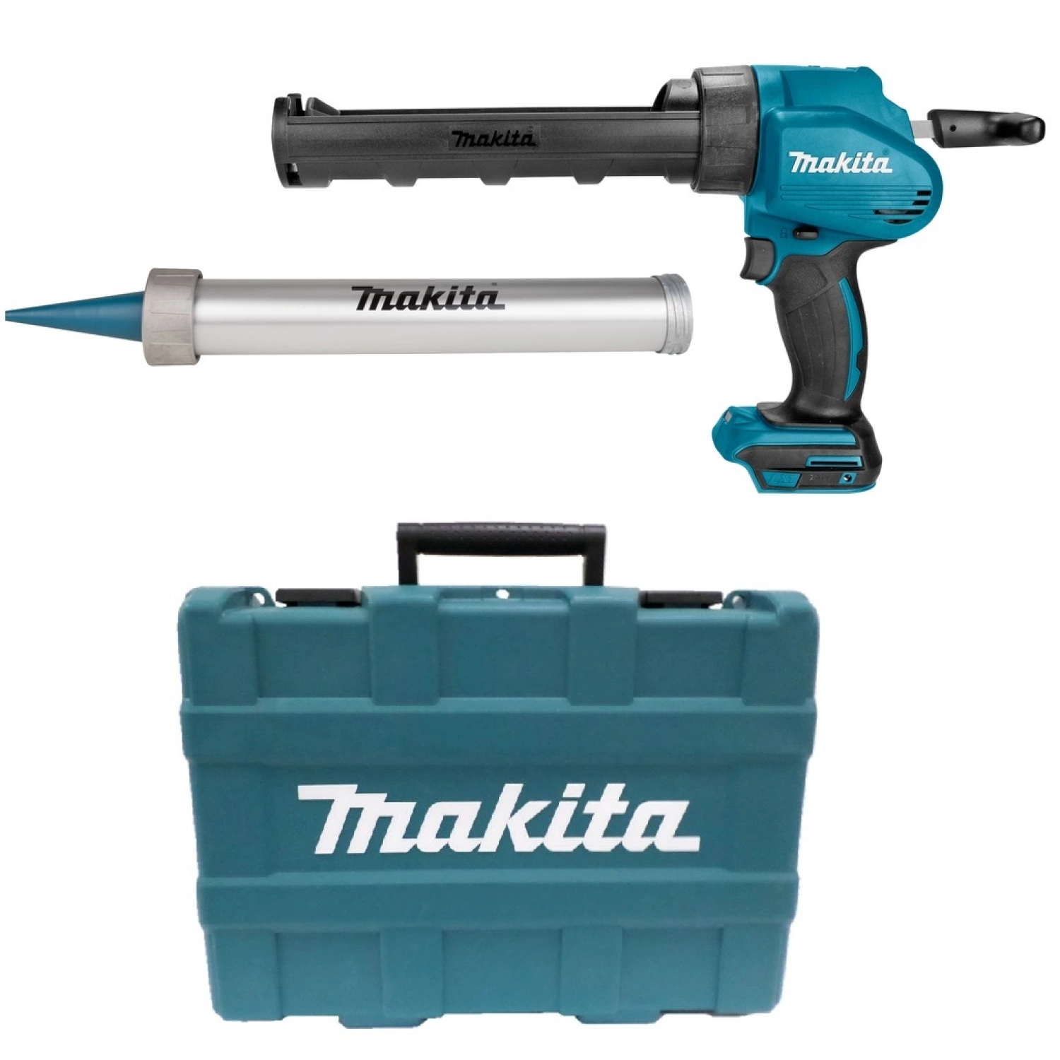 Makita DCG180ZXK - Pistolet à colle sans-fil - 18V Li-ion - Coffret & support cartouche inclus - Machine seule-image