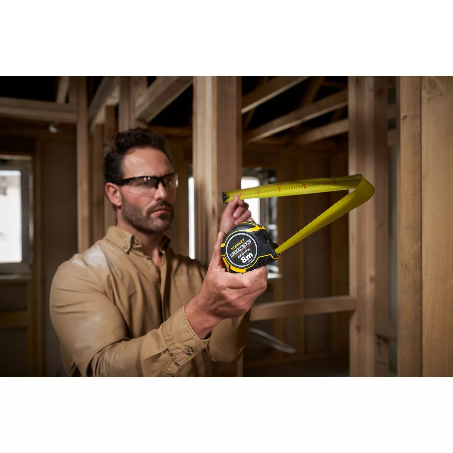 Stanley FATMAX Pro Autolock Mètre à ruban - 5 m / 8 m x 32 mm-image