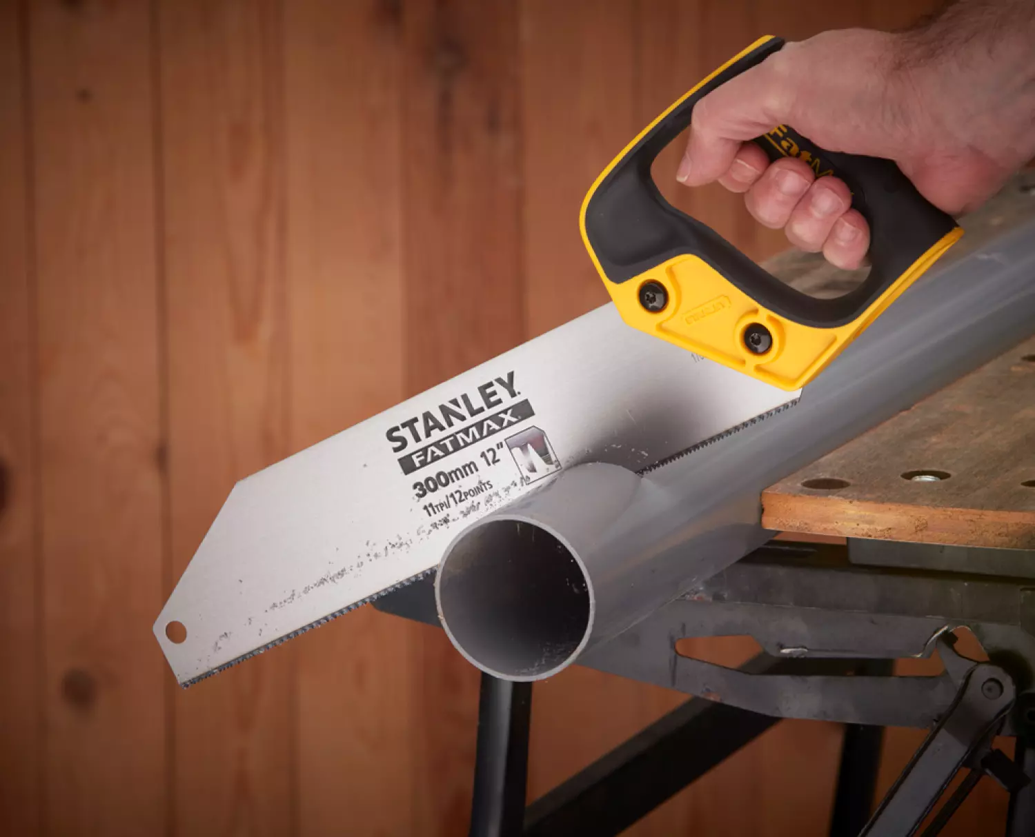 Stanley 2-17-206 - FatMax Scie pour Matière Synthétique 300mm - 11D/pouce-image