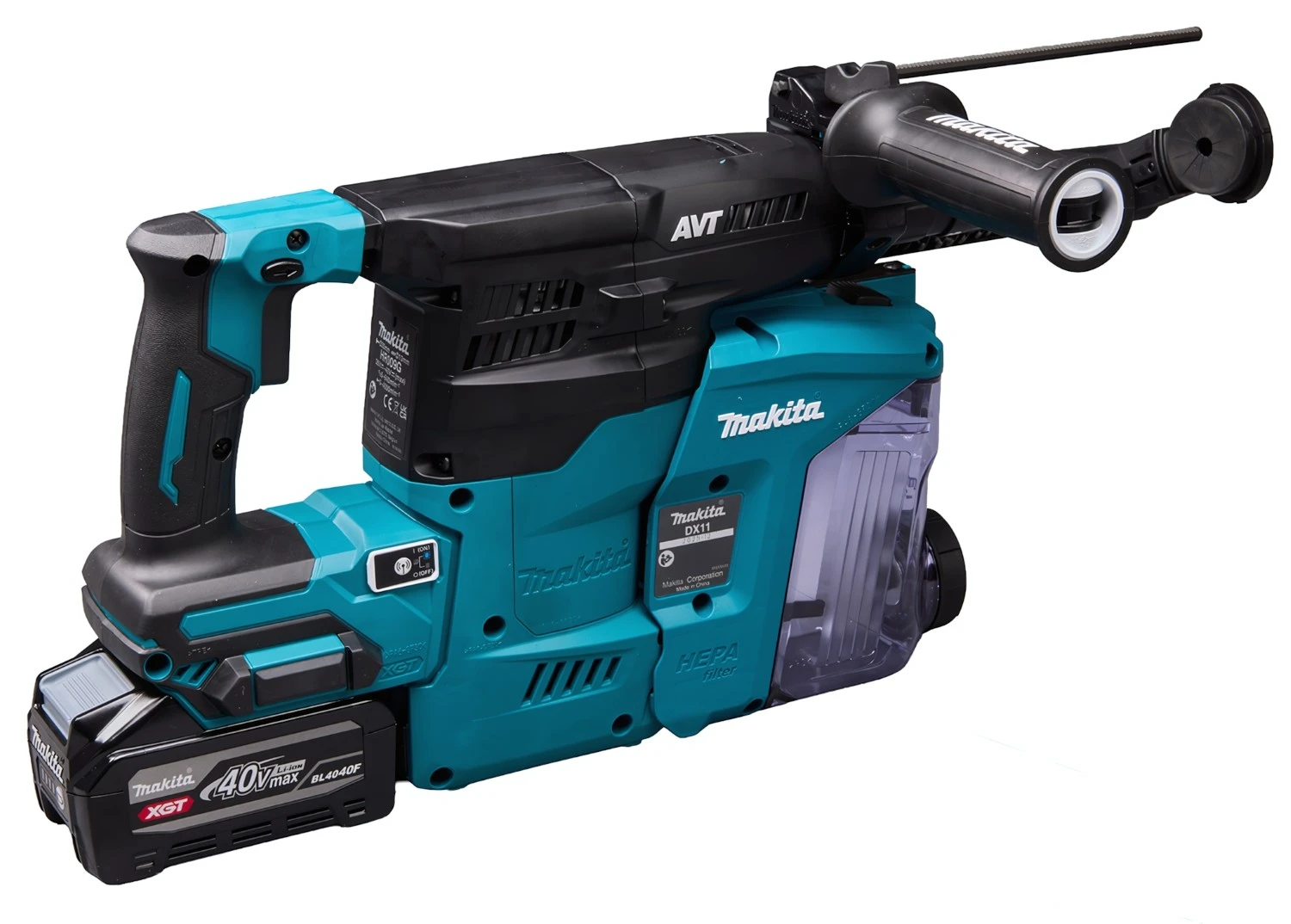 Makita HR009GU201 XGT 40V Max Li-Ion accu combihamer - 3,9J - 4.0Ah Accu - in koffer