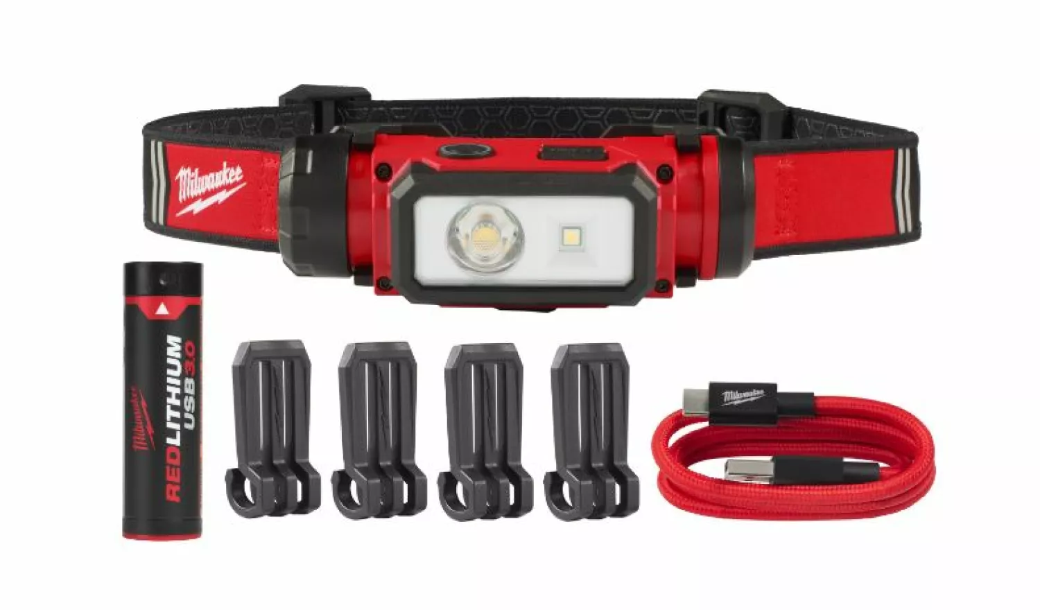 Milwaukee L4 HL2-301 hoofdlamp- usb oplaadbaar - 400Lm-image