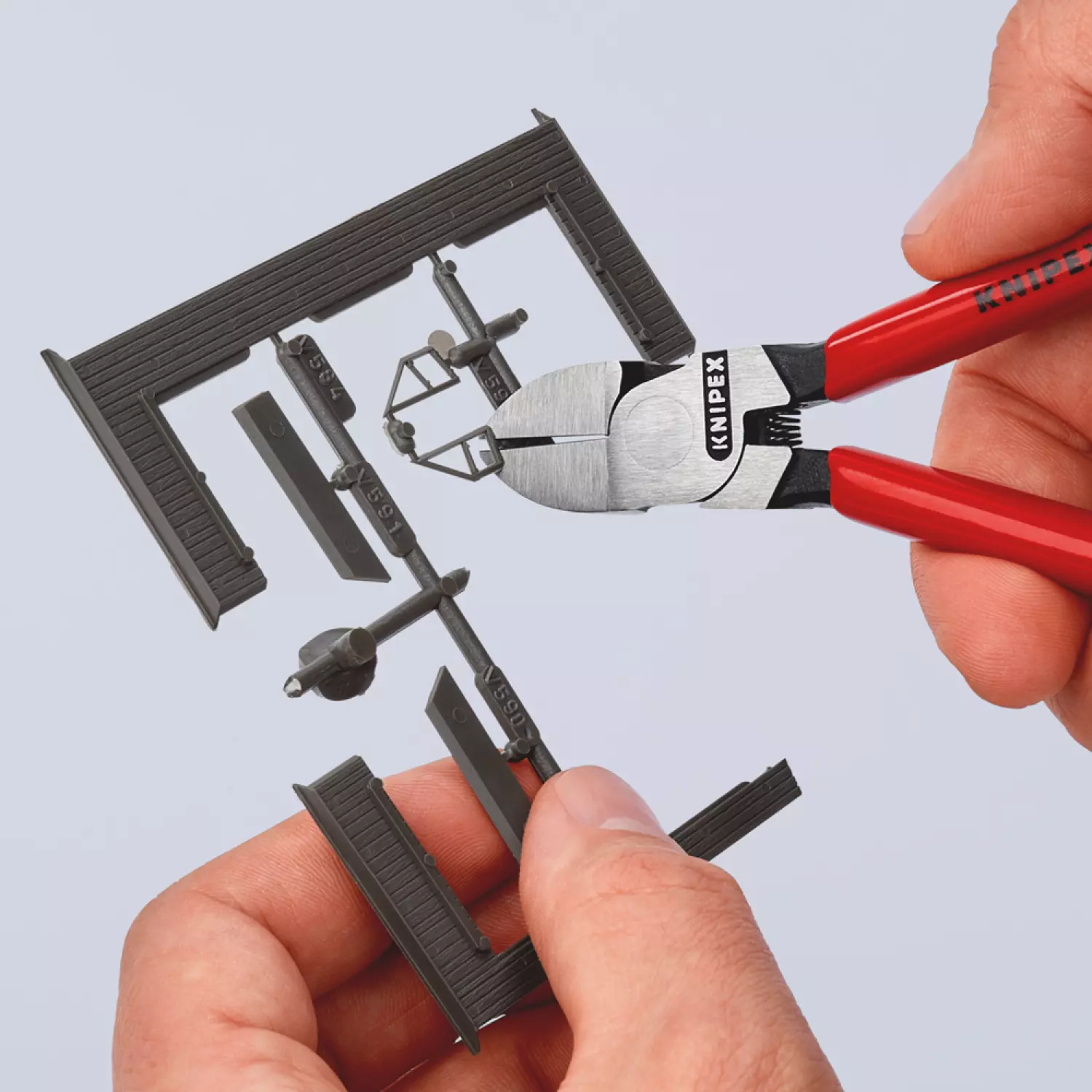 Knipex 7201140 Pince coupante latérale pour plastique - 140mm-image