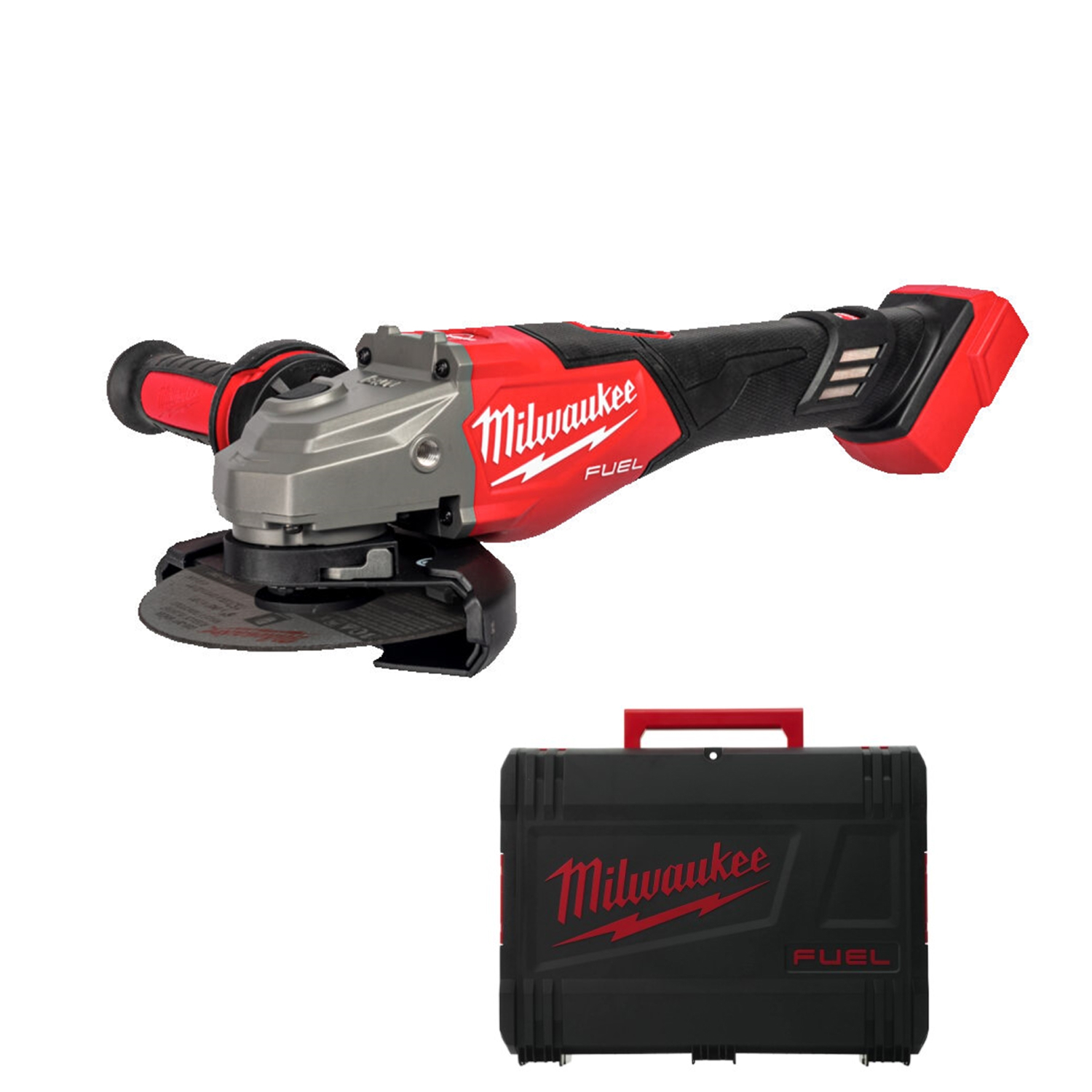 Milwaukee M18 FHSAG125XB2-0X 18V Li-ion Battery Angle Grinder in HD Box - 125mm - Slide Switch-image