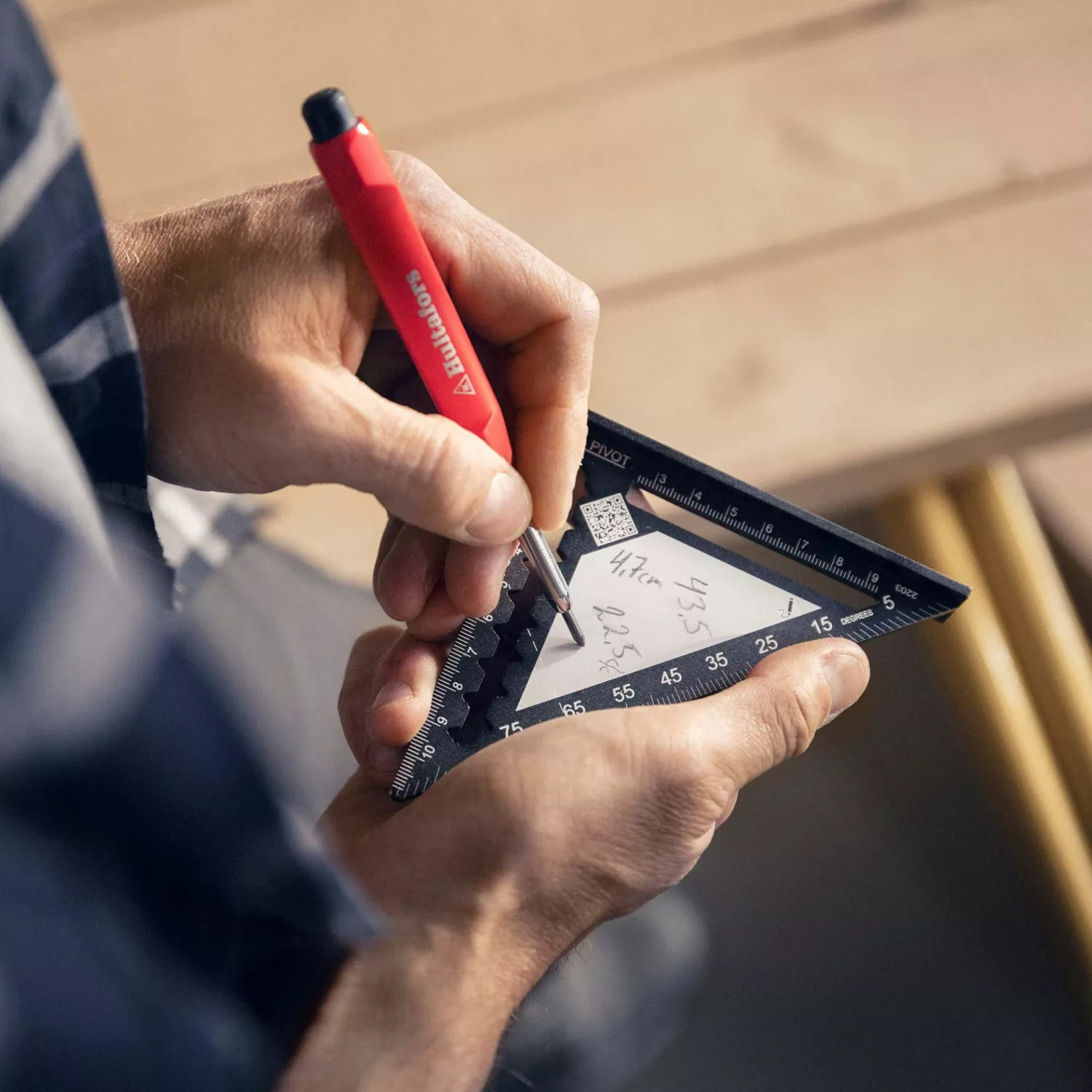 Hultafors Metric Rafter Square Meetdriehoek Set - 11 / 18 / 30 cm-image