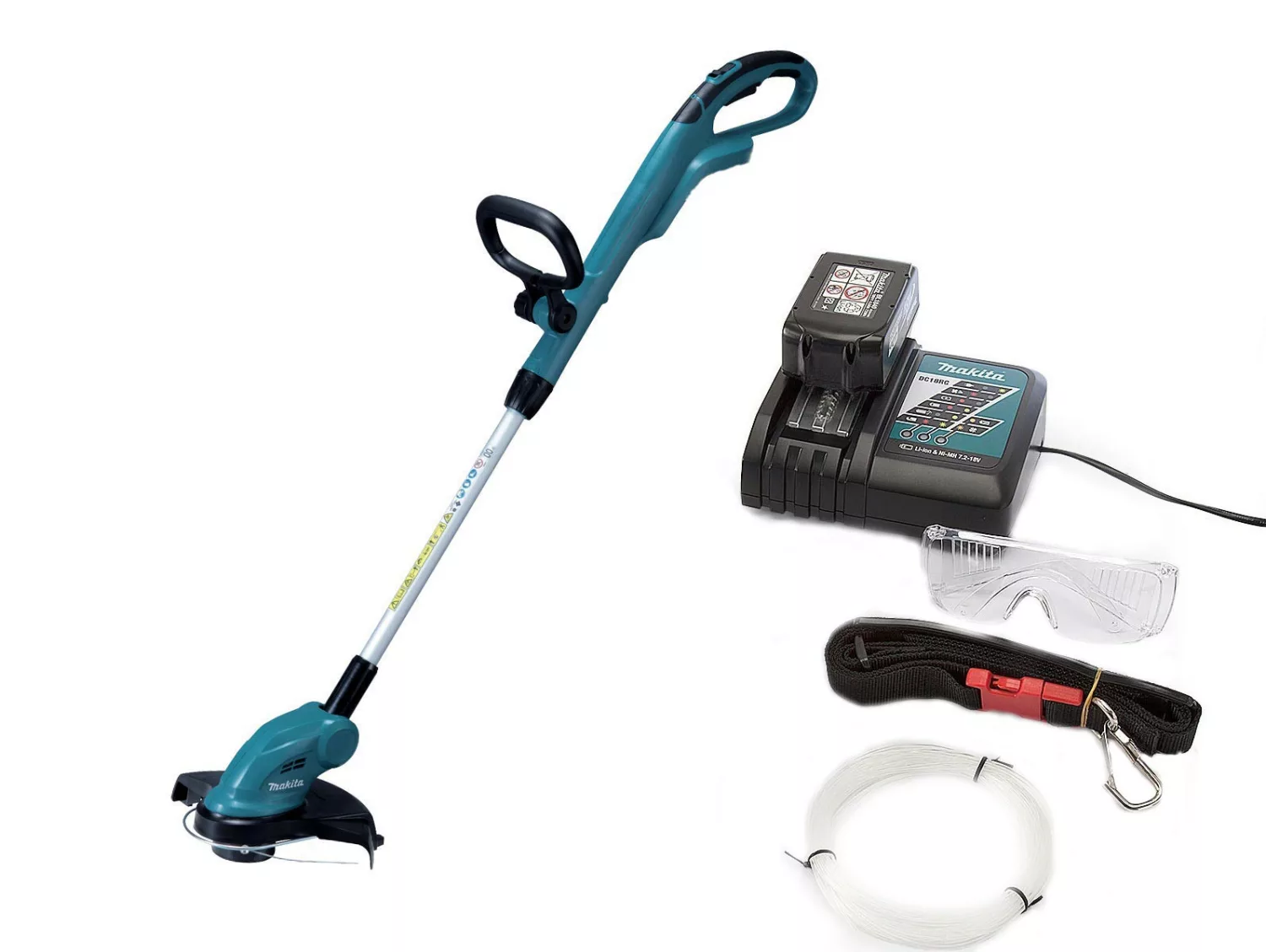 Makita DUR181RM 18V Li-Ion accu grastrimmer set (1x 4.0Ah accu) - 26cm-image