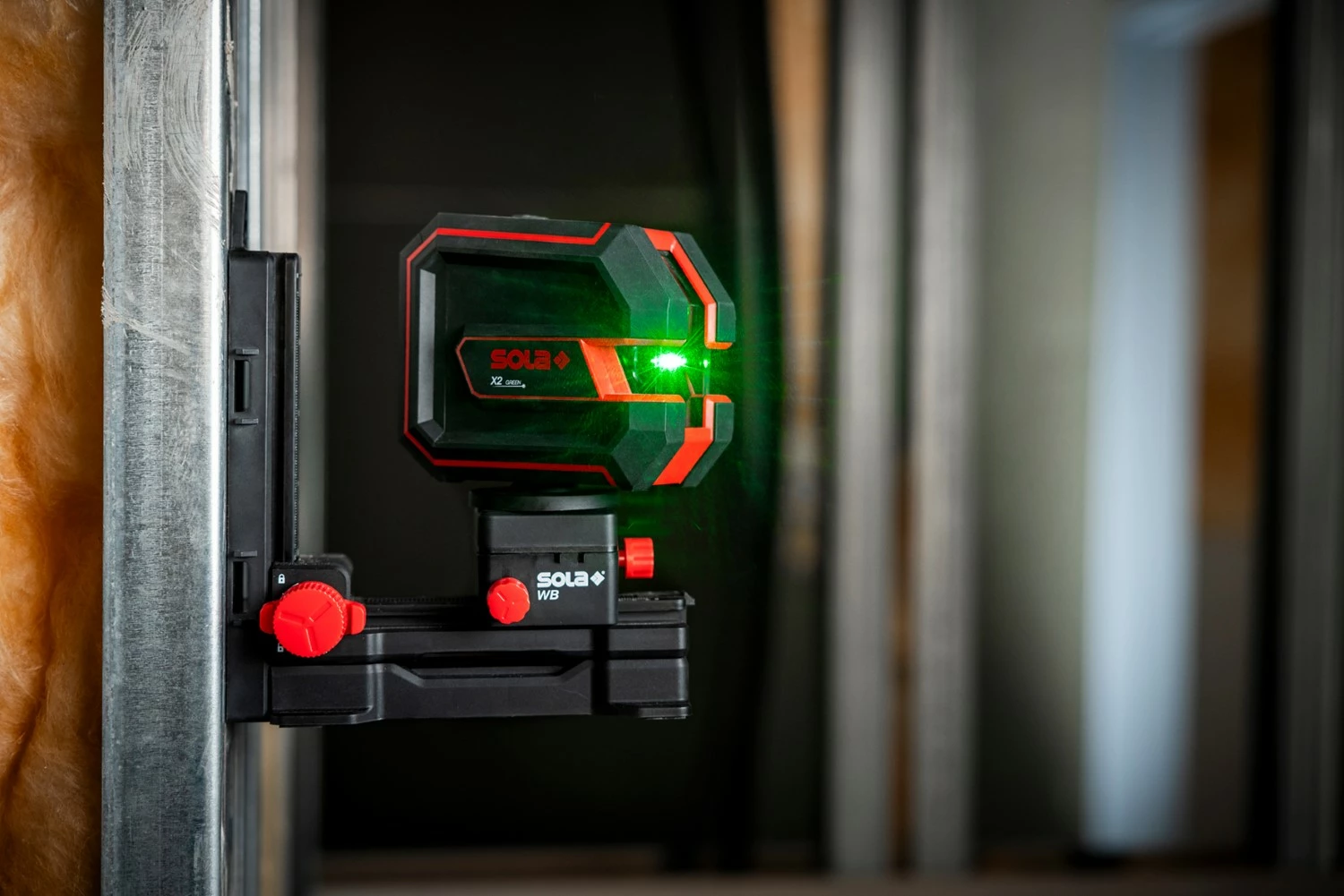 Sola X2 Green PROFESSIONAL ligne laser croisée en sac - vert - 30m - 2 lignes - IP54-image