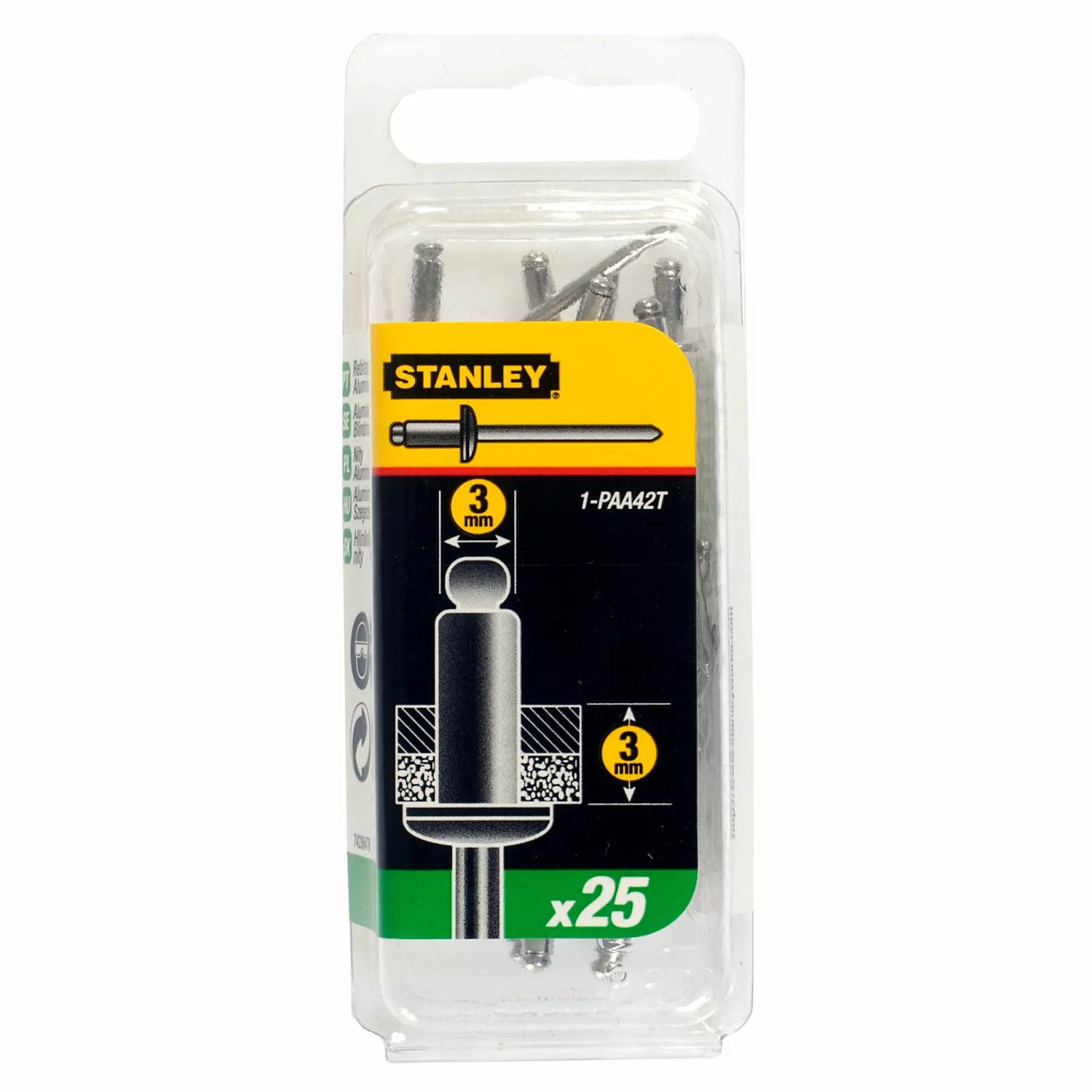 Stanley 1-PAA42T Popnagels - 3 x 3mm (25st)-image