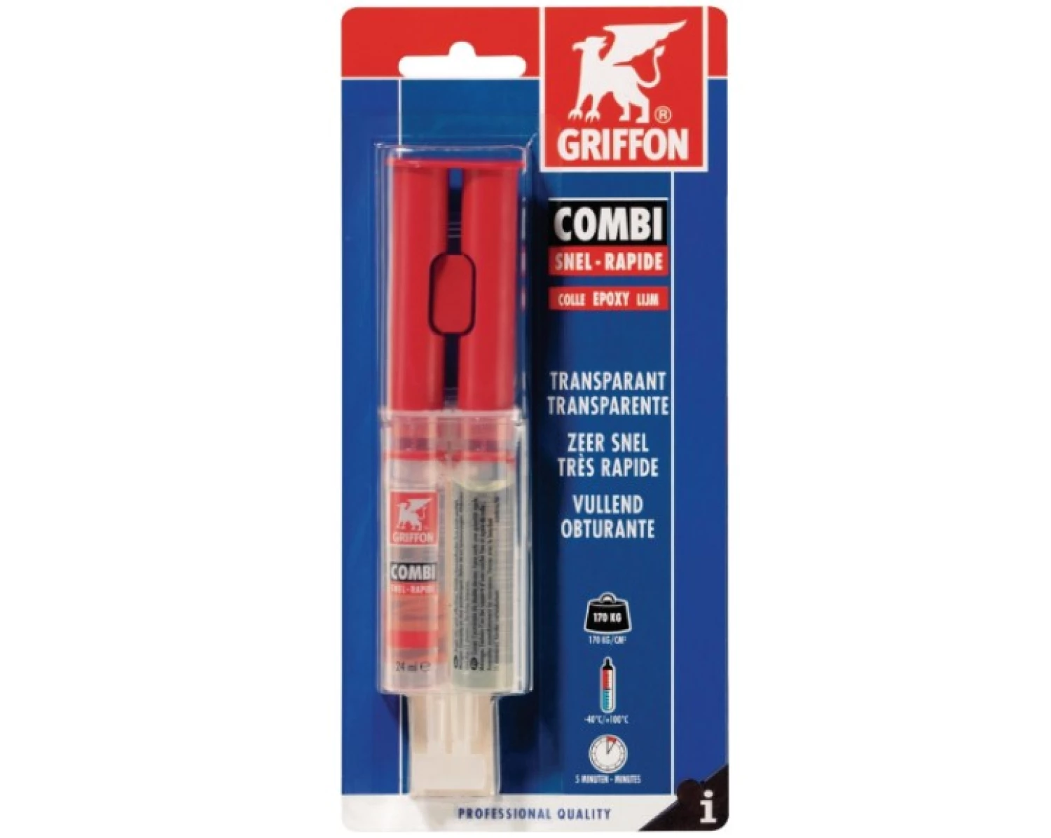 Griffon 6304033 2-componenten epoxylijm Combi Snel-image