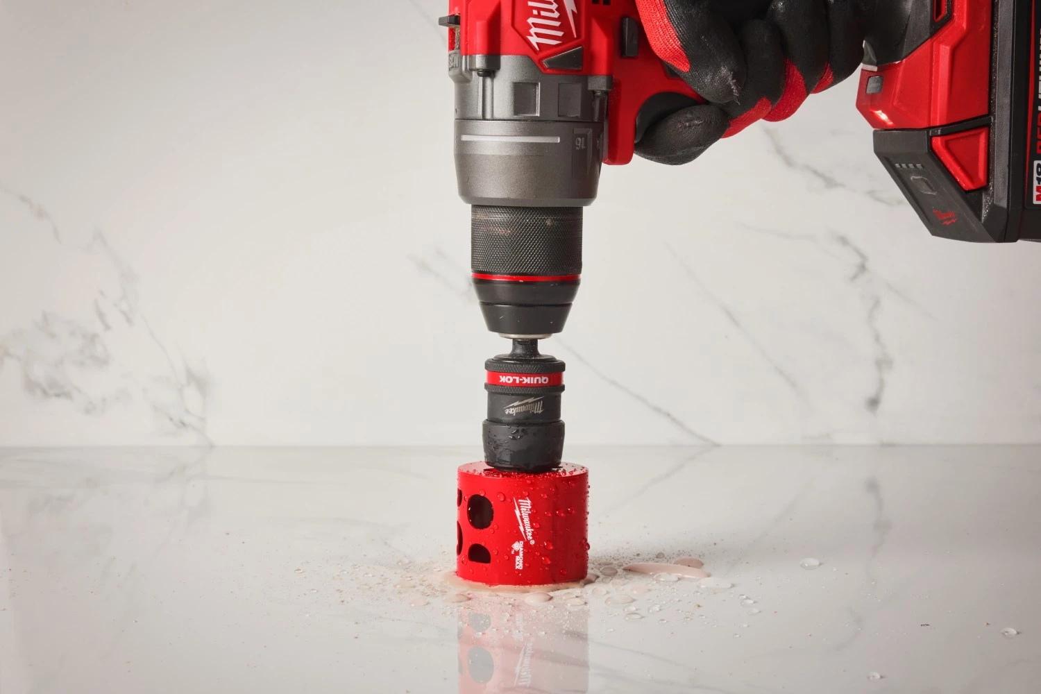 Milwaukee 4932500552 Quick-lock universele gatzaaghouder adapter XL - 32-210mm - 5st
