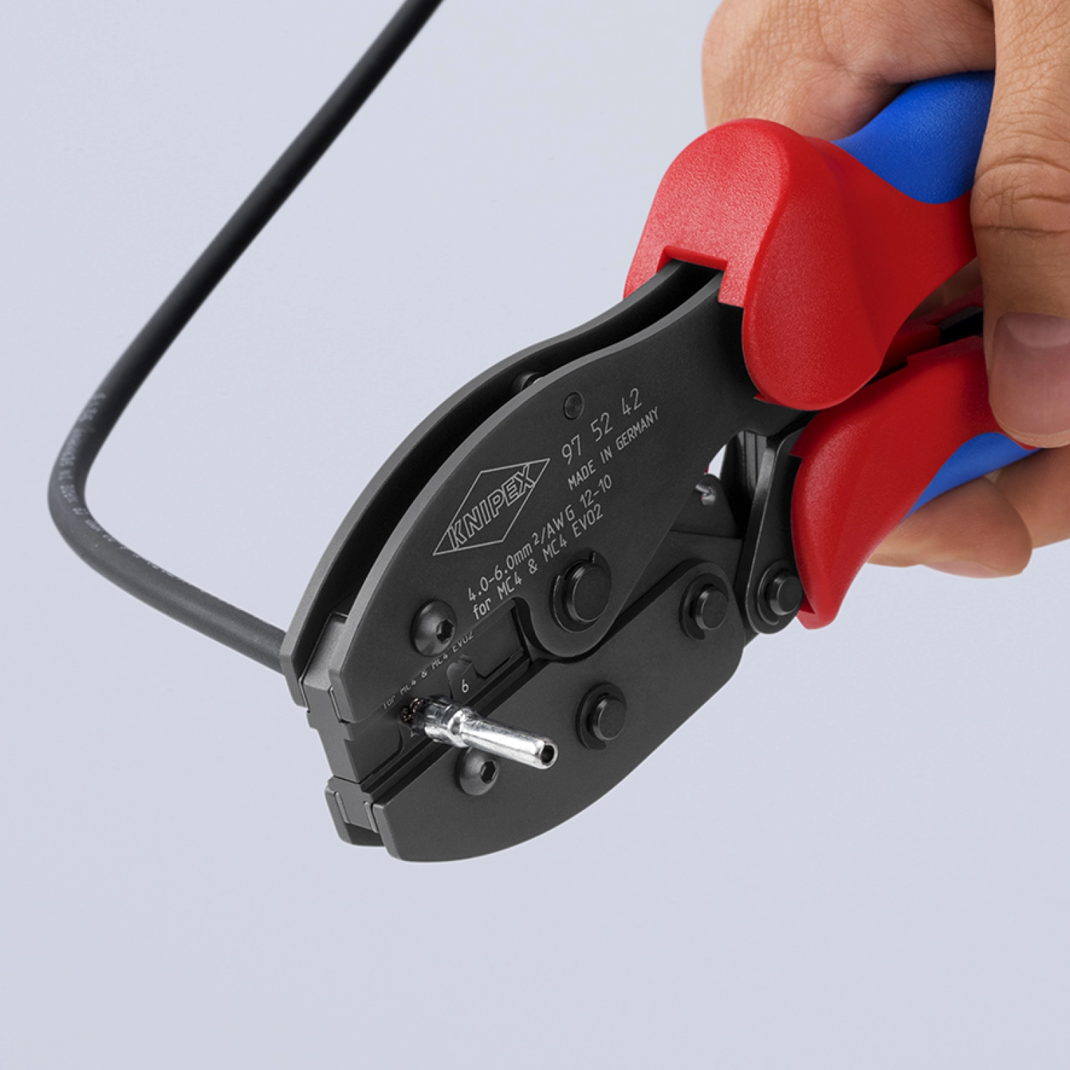 Knipex 97 52 42 Krimptang PreciForce voor MC4/ MC4 EVO 2-connectoren-image