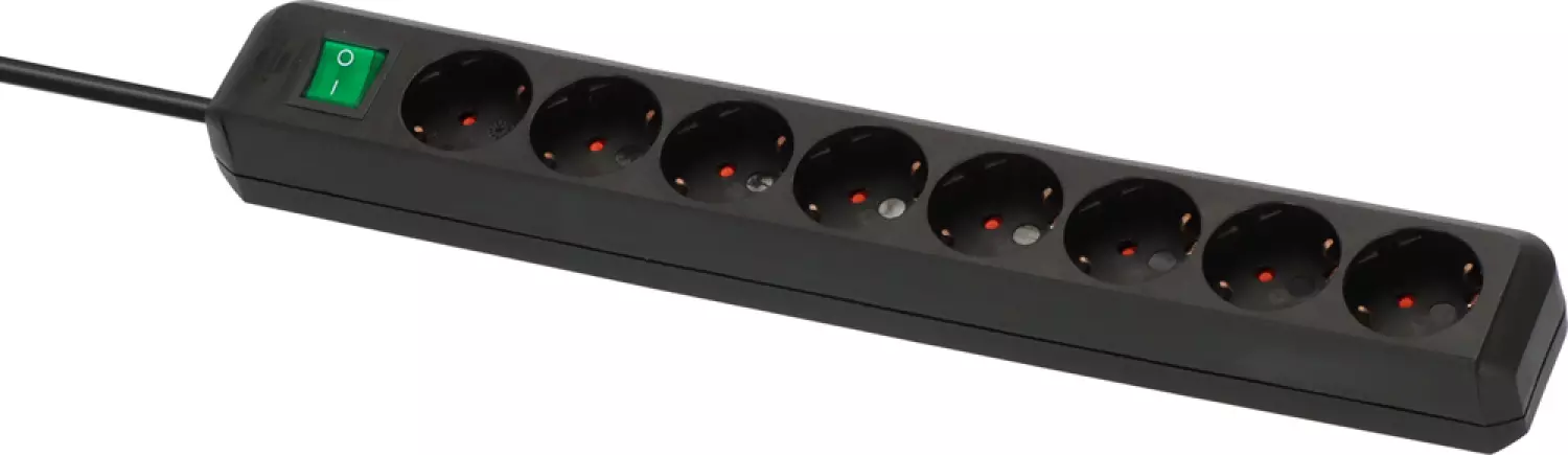 Brennenstuhl 1159300018 8 Voudige stekkerdoos met schakelaar - 3m x 41cm-image