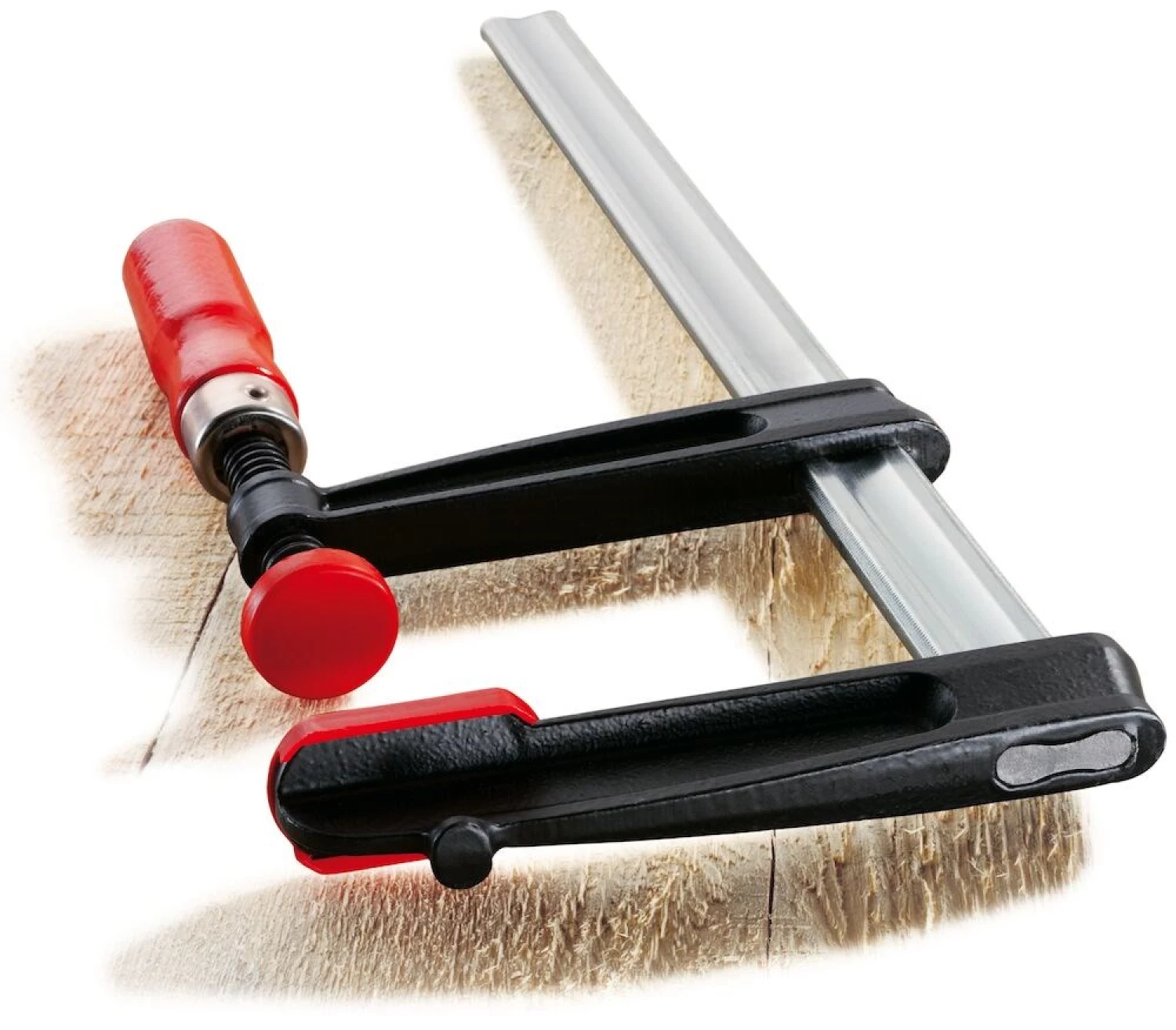 Bessey TPN30S12BE - Presse à vis en fonte malléable avec poignée bois TPN-BE - 300 x 120-image