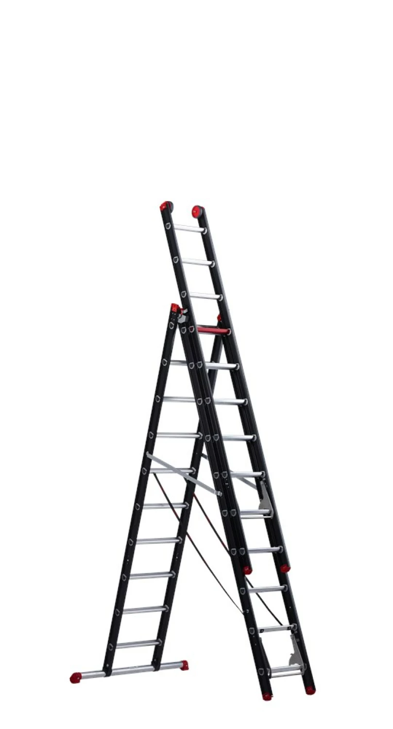 Altrex Mounter ZR 3072 Reformladder - Aluminium - 3 x 10 sporten - 7,5m - met stabiliteitsbalk-image