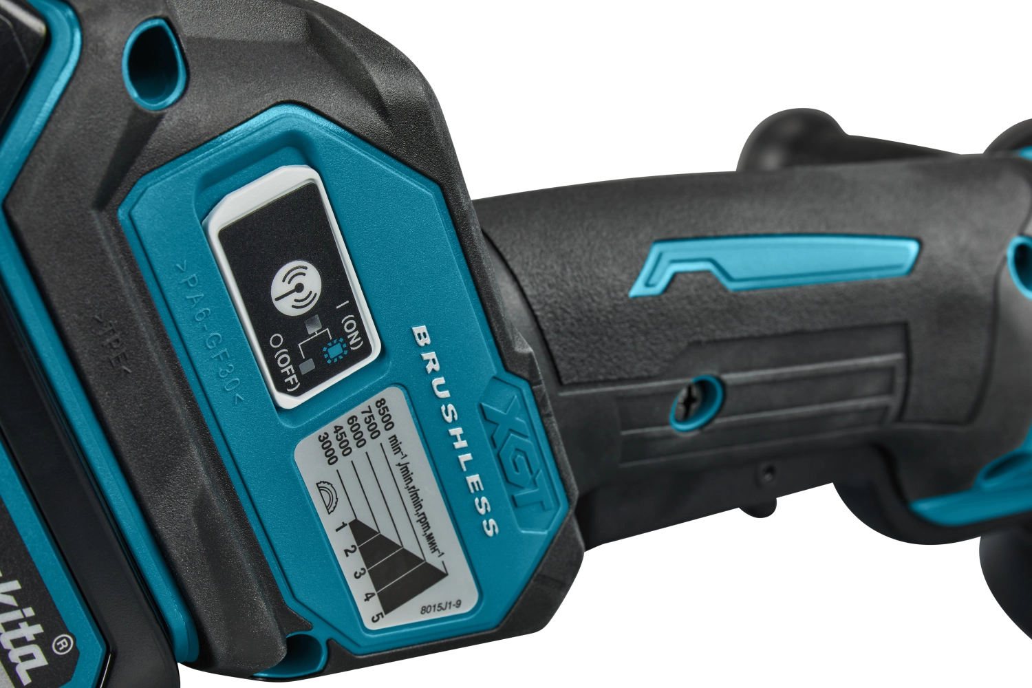 Makita GA044GZ XGT 40V Max Li-Ion accu haakse slijper body - X-Lock - 125mm-image