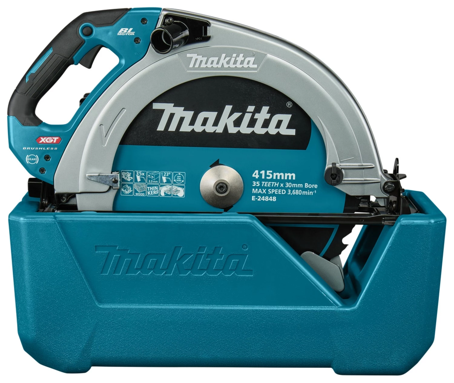 Makita HS013GT101 40V XGT Li-ion accu cirkelzaag set (1x 5.0Ah accu) in doos - 415mm-image