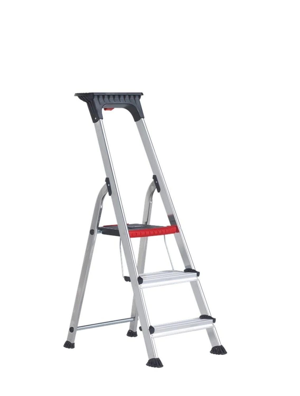 Altrex 501103 Double Decker - Escabeau ménager - en alu - 1x3 marches - 2,6m-image