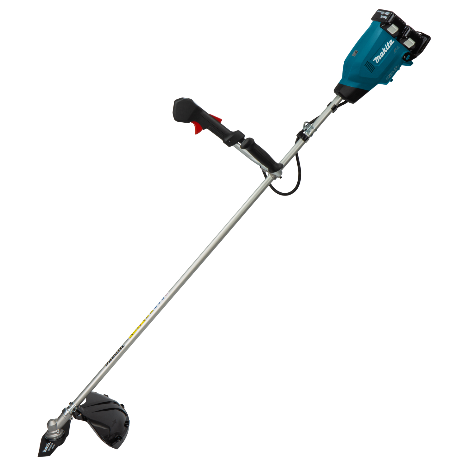 Makita DUR369APT2 36V (2x18V) Li-Ion accu grastrimmer / bosmaaier set (2x 5.0Ah accu) - U-greep - koolborstelloos-image