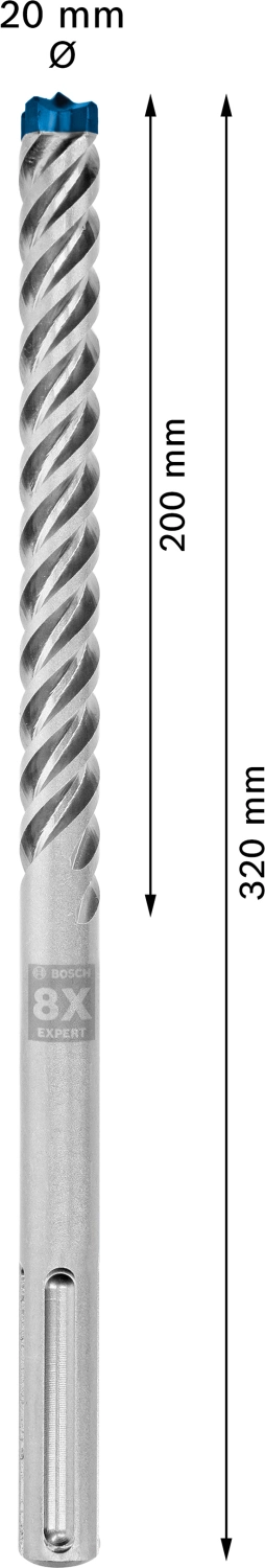Bosch 2608900228 EXPERT Hamerboor SDS Max-8X - 20x200x320mm-image