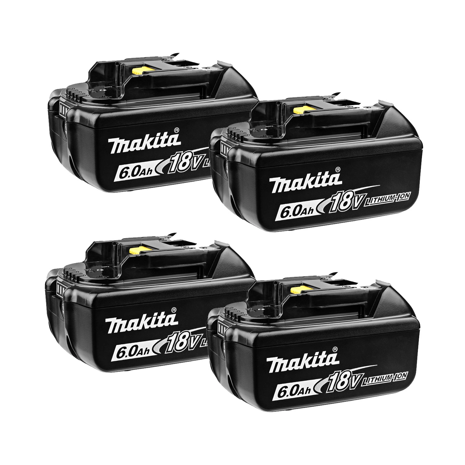 Makita BL1860B 18V Li-ion batterie - 6.0Ah (4pcs)-image